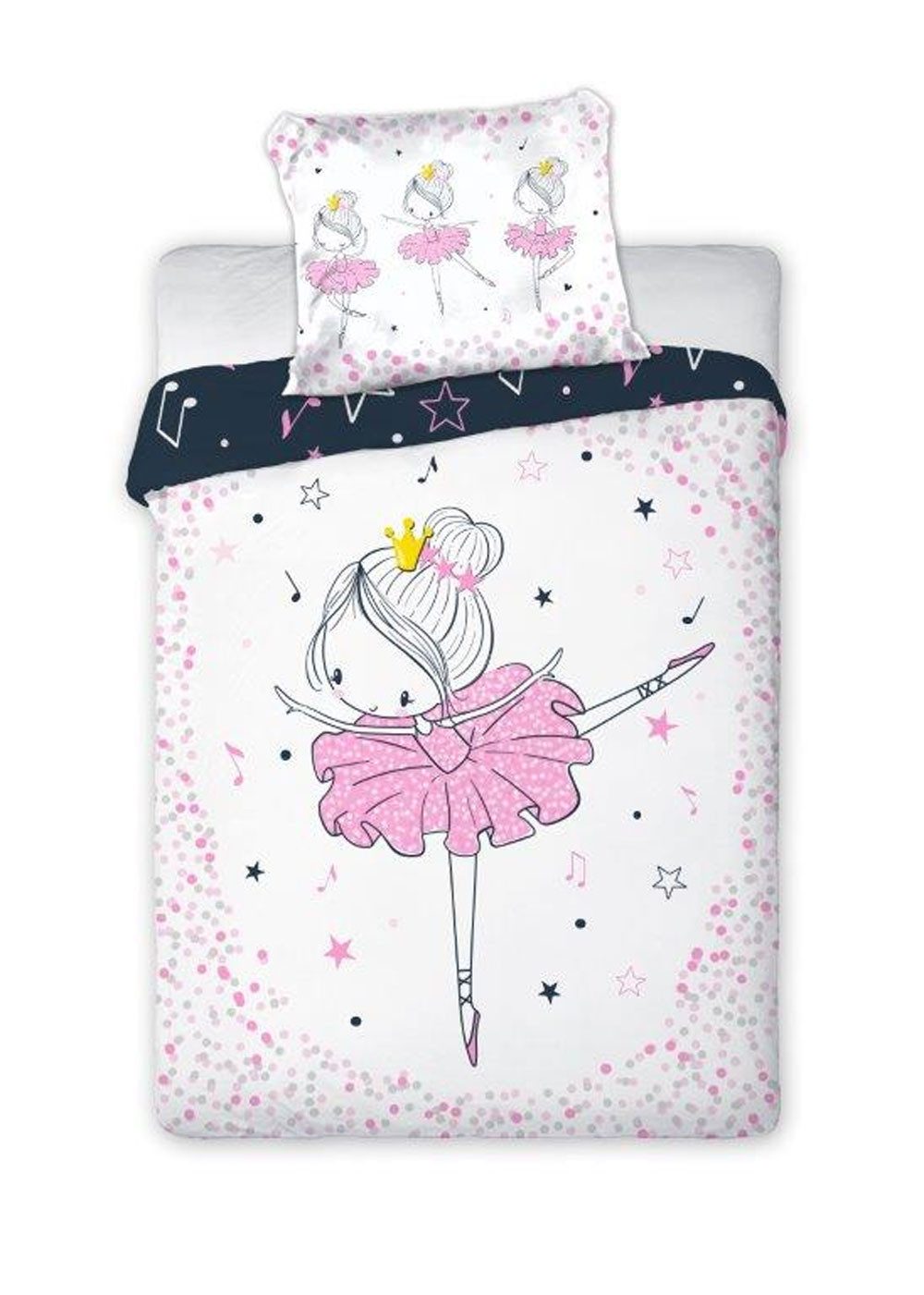 texpot Bettwäsche Kinderbettwäsche Balerina bedruckt Garnitur, günstig online kaufen