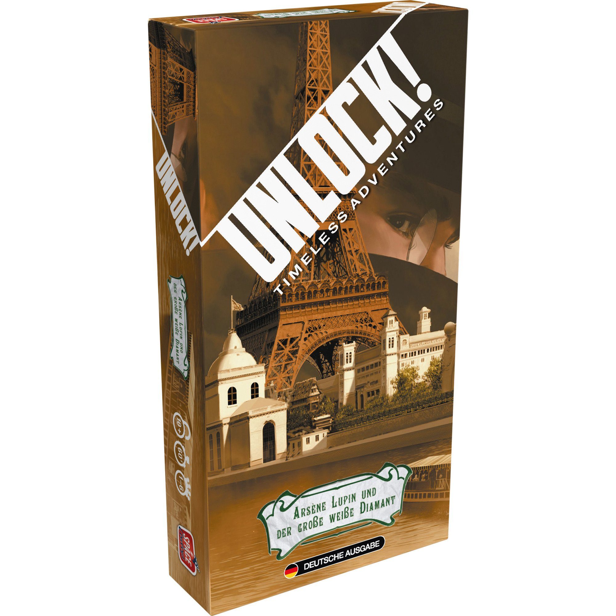 Asmodee Spiel Asmodee Unlock! - Arsène Lupin und der große weiße