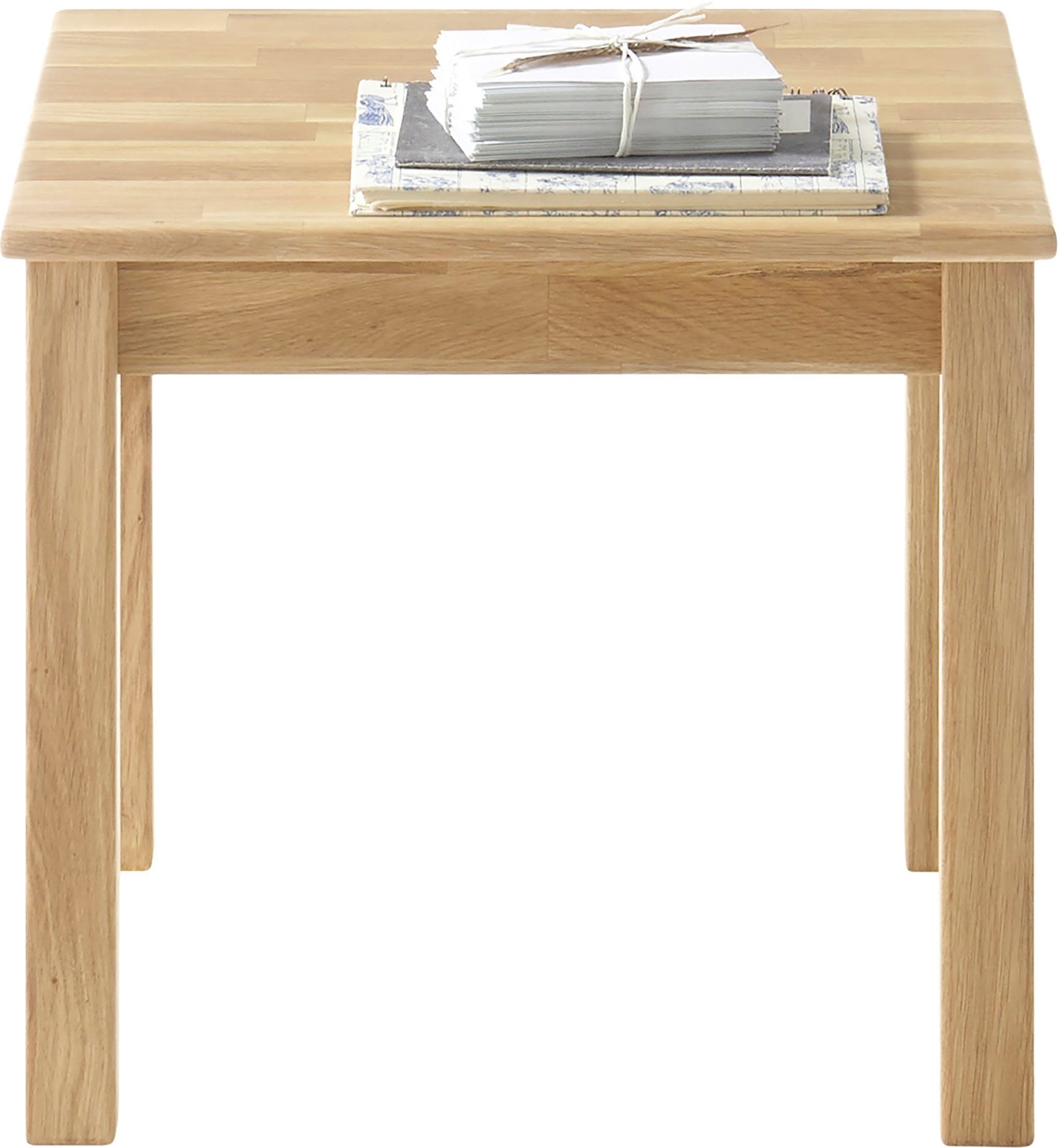 MCA furniture Couchtisch Alfons, | belastbar Massivholz geölt, Wildeiche Wohnzimmertisch keilverzinkt kg 20 Wildeiche Wildeiche | bis