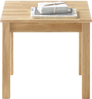 MCA furniture Couchtisch Alfons, Wohnzimmertisch Massivholz geölt, keilverzinkt belastbar bis 20 kg