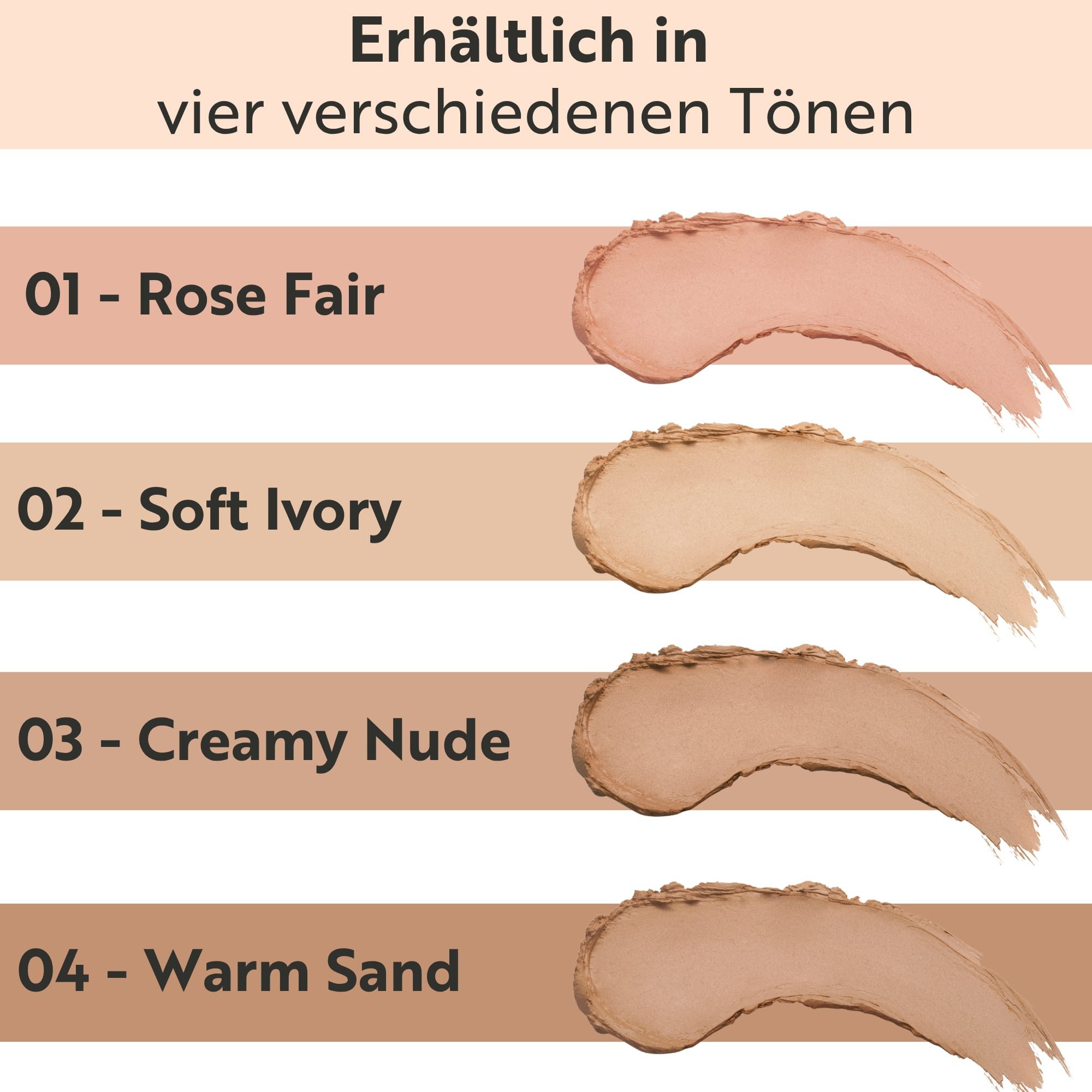 asambeauty Foundation Hydrating Foundation Stick LSF 30 Soft Ivory – Bild 5 von 5