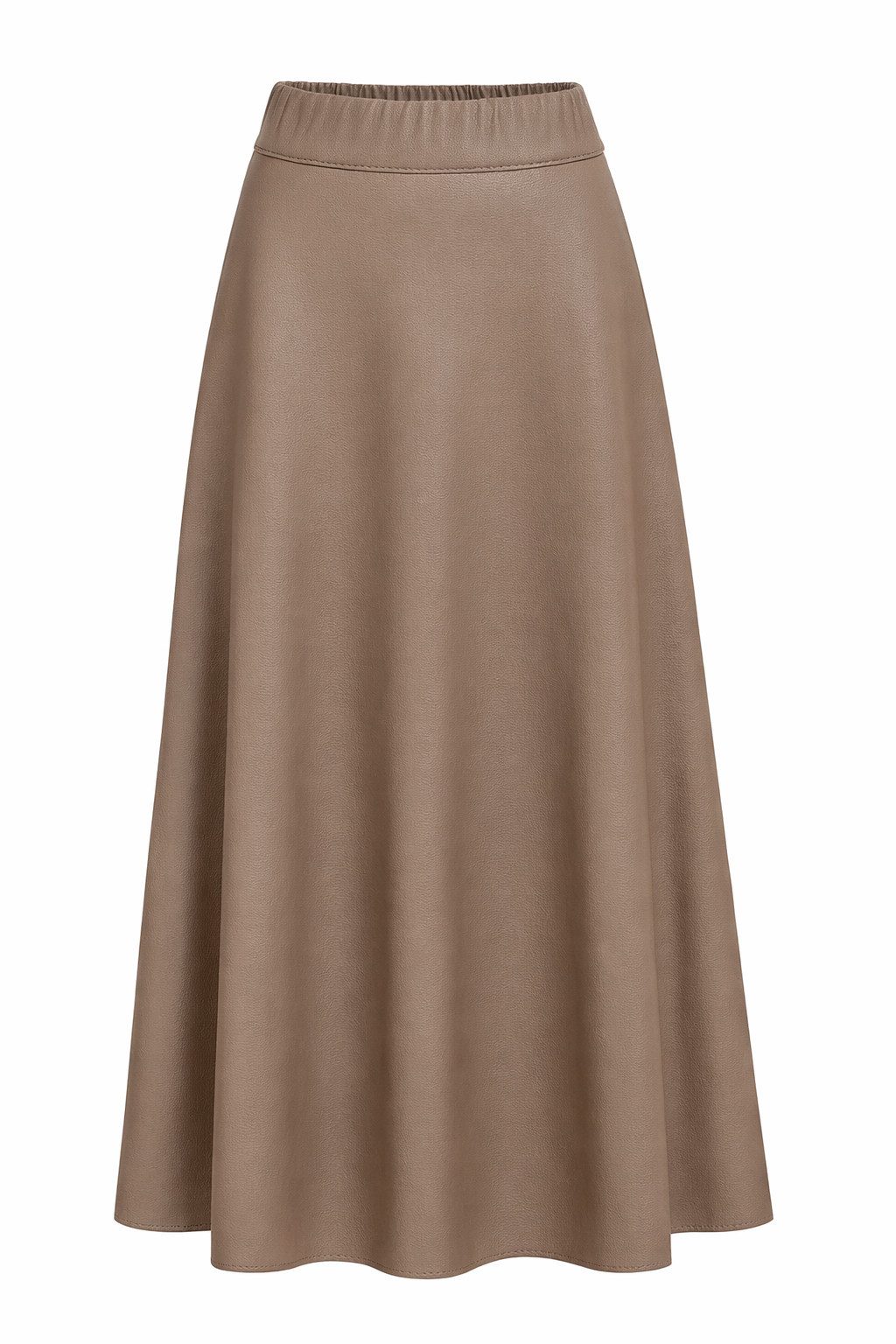 Mississhop Lederimitatrock Damen A-Linien langer Rock aus Kunstleder M.404 günstig online kaufen