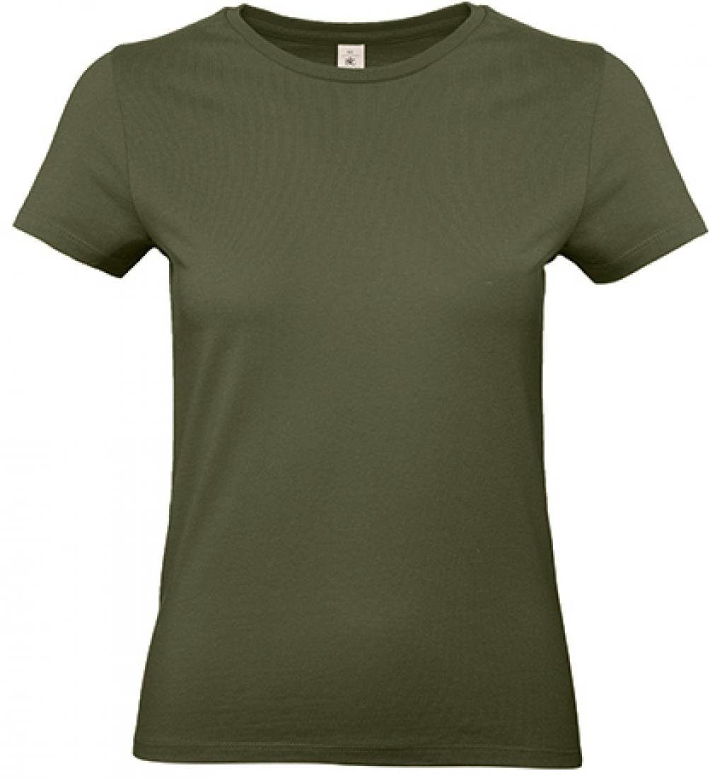 Rundhalsshirt Damen T-Shirt 100 E190