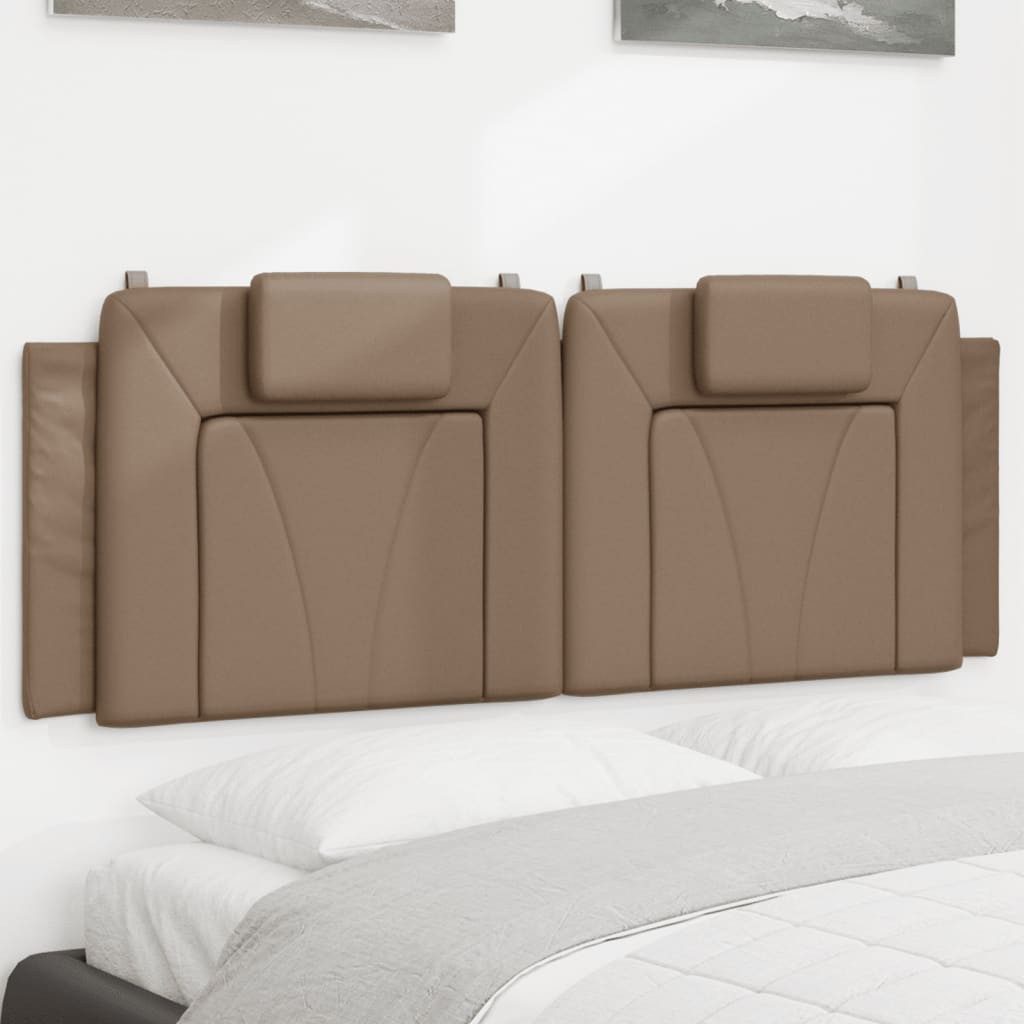 vidaXL Kopfteil Kopfteil-Kissen "Viana" Cappuccino-Braun 140 günstig online kaufen