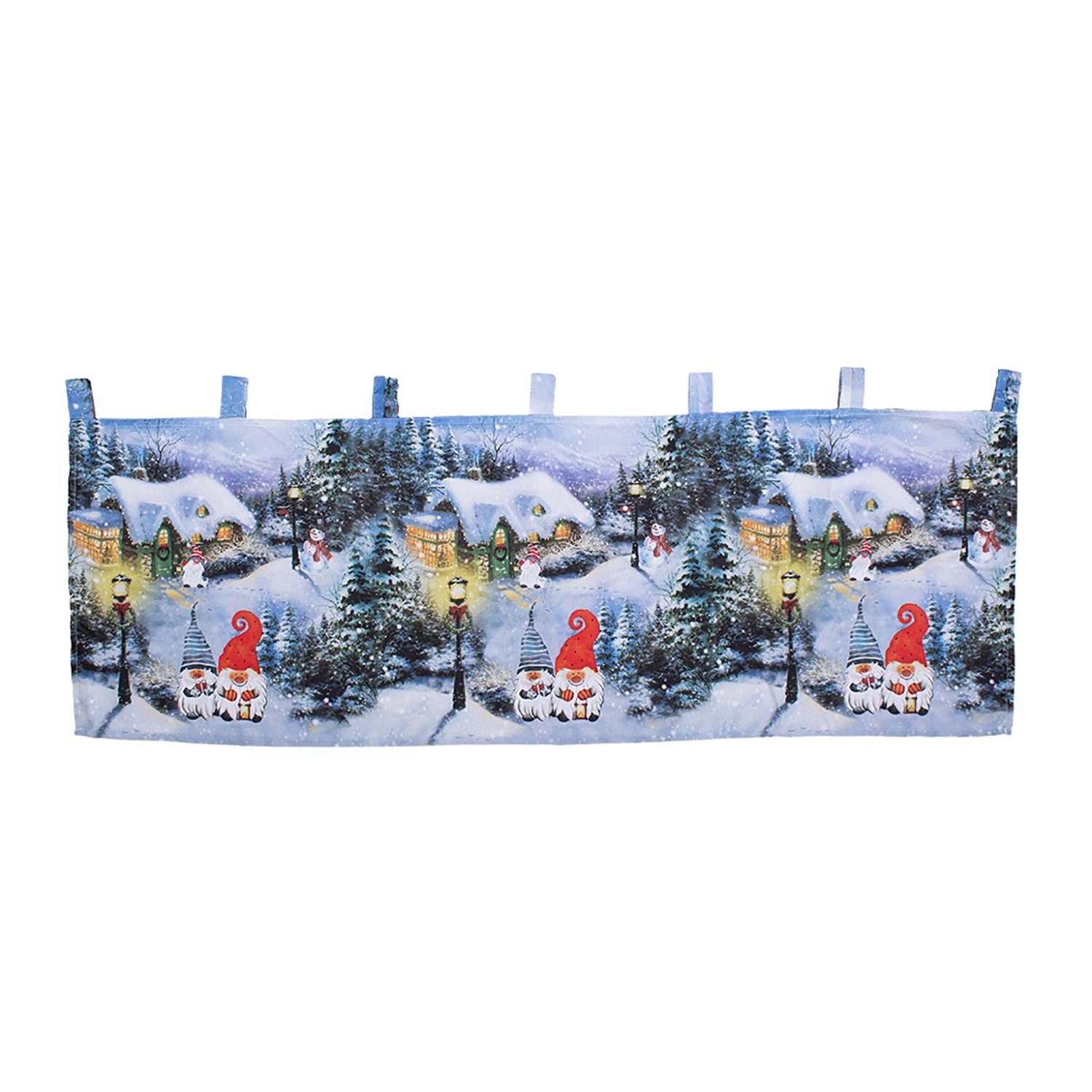 Mojawo Lichtervorhang X-Mas Gardine Scheibengardine Weihnachten günstig online kaufen