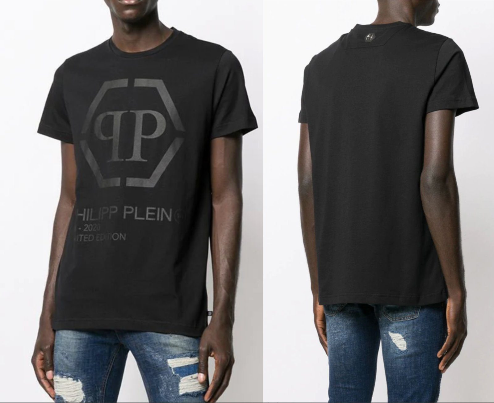 PHILIPP PLEIN T-Shirt Philipp Plein Gold Cut Limited Edition Logo Shirt Round Neck T-Shirt T