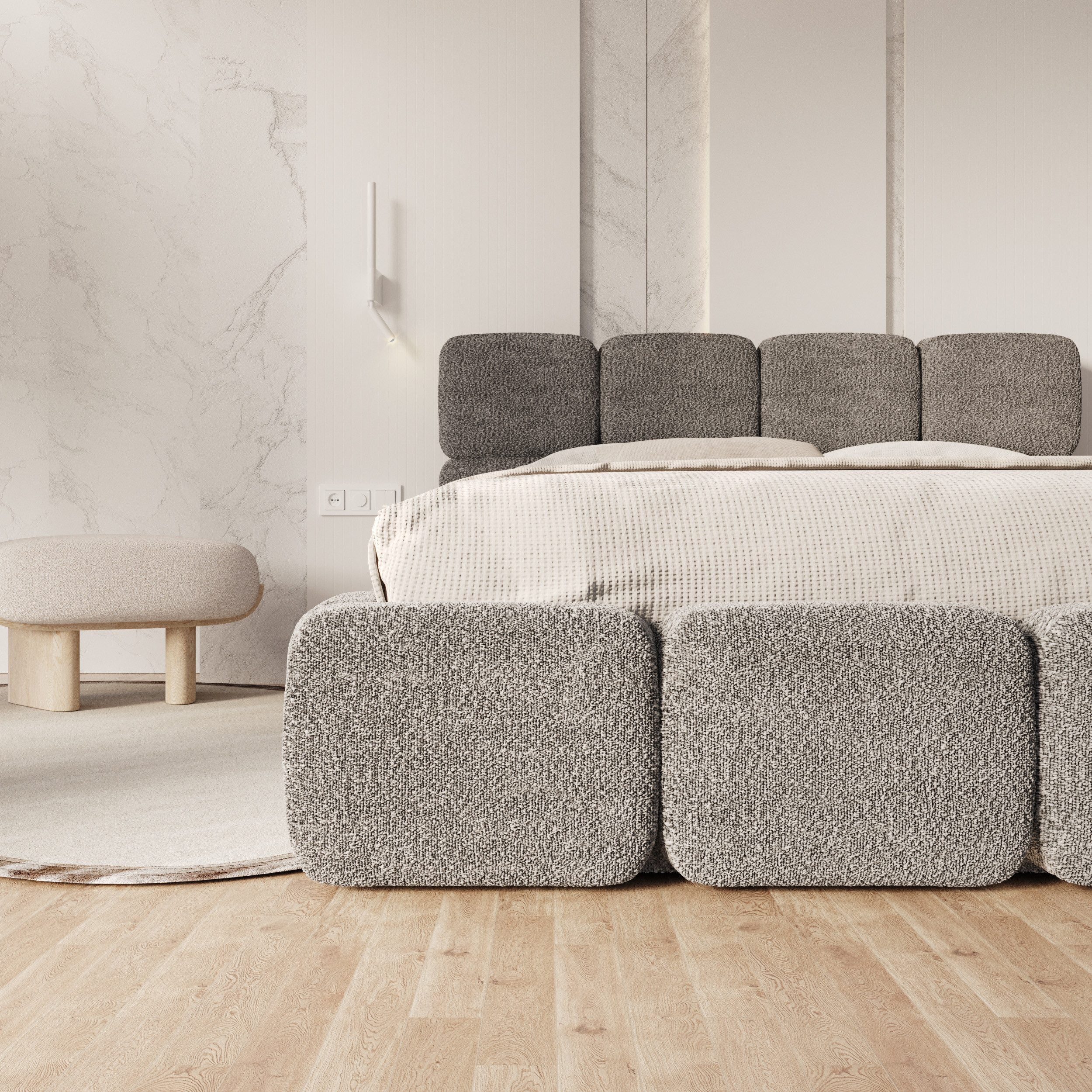 FDM Polsterbett CLOUDY Bettgestell Bett 140x200, günstig online kaufen