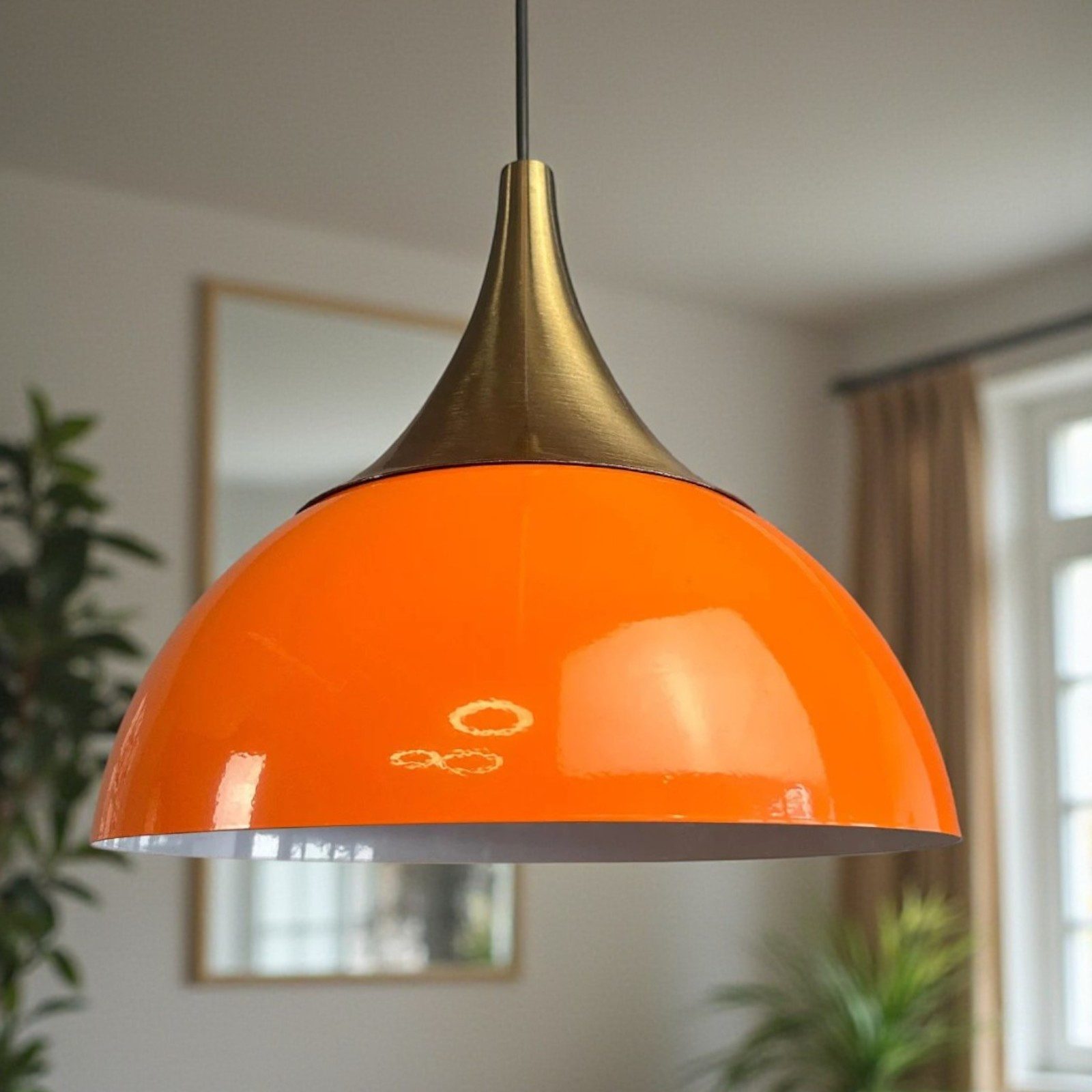 Bamyum Pendelleuchte Pendelleuchte Yimpi Metall Ø30 cm, E27, Moderne Pendelleuchte, ohne Leuchtmittel