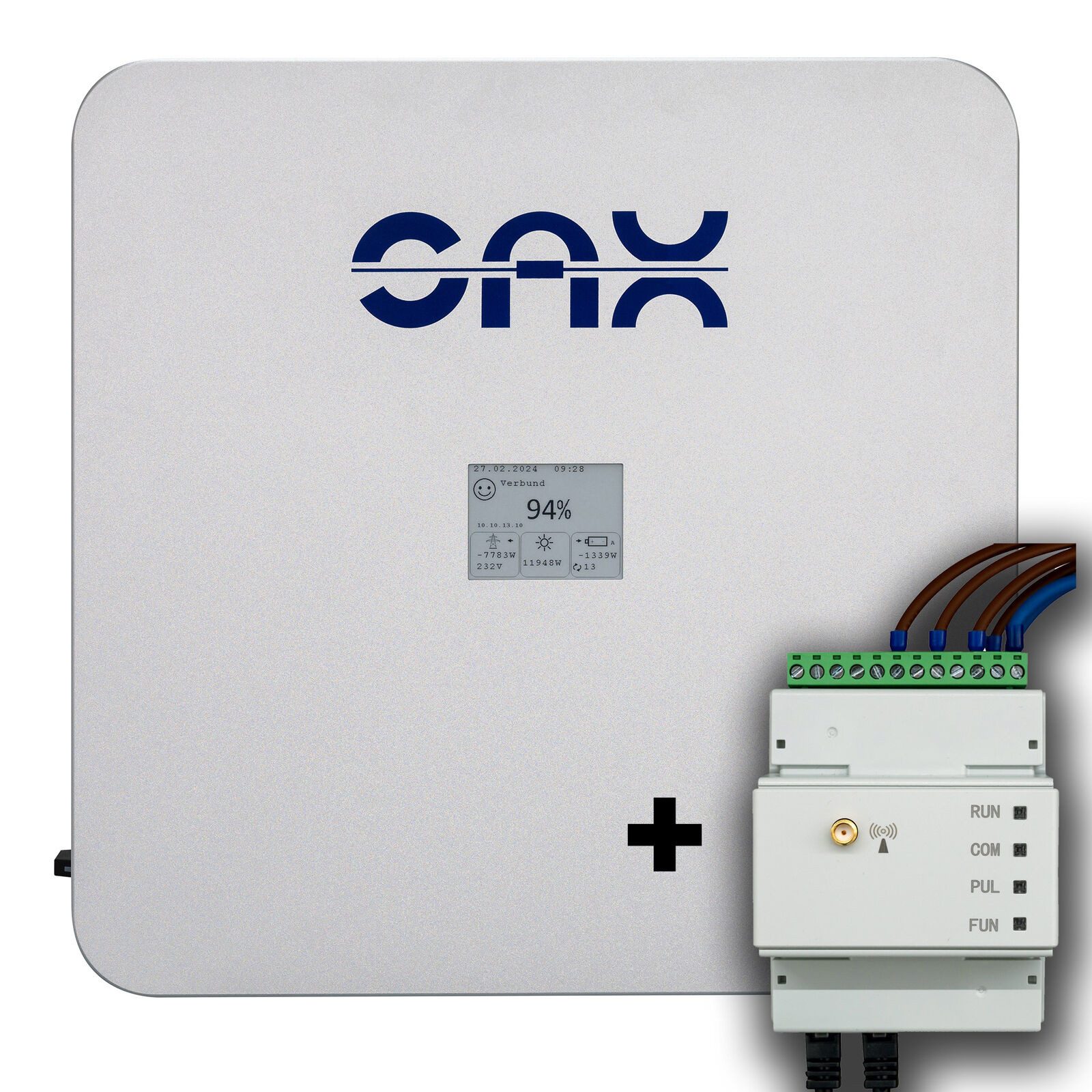 SAX-Power Solaranlage SAX power HOME 7,7kWh Smart Meter ADW200-D16-S2 Schwarzstart