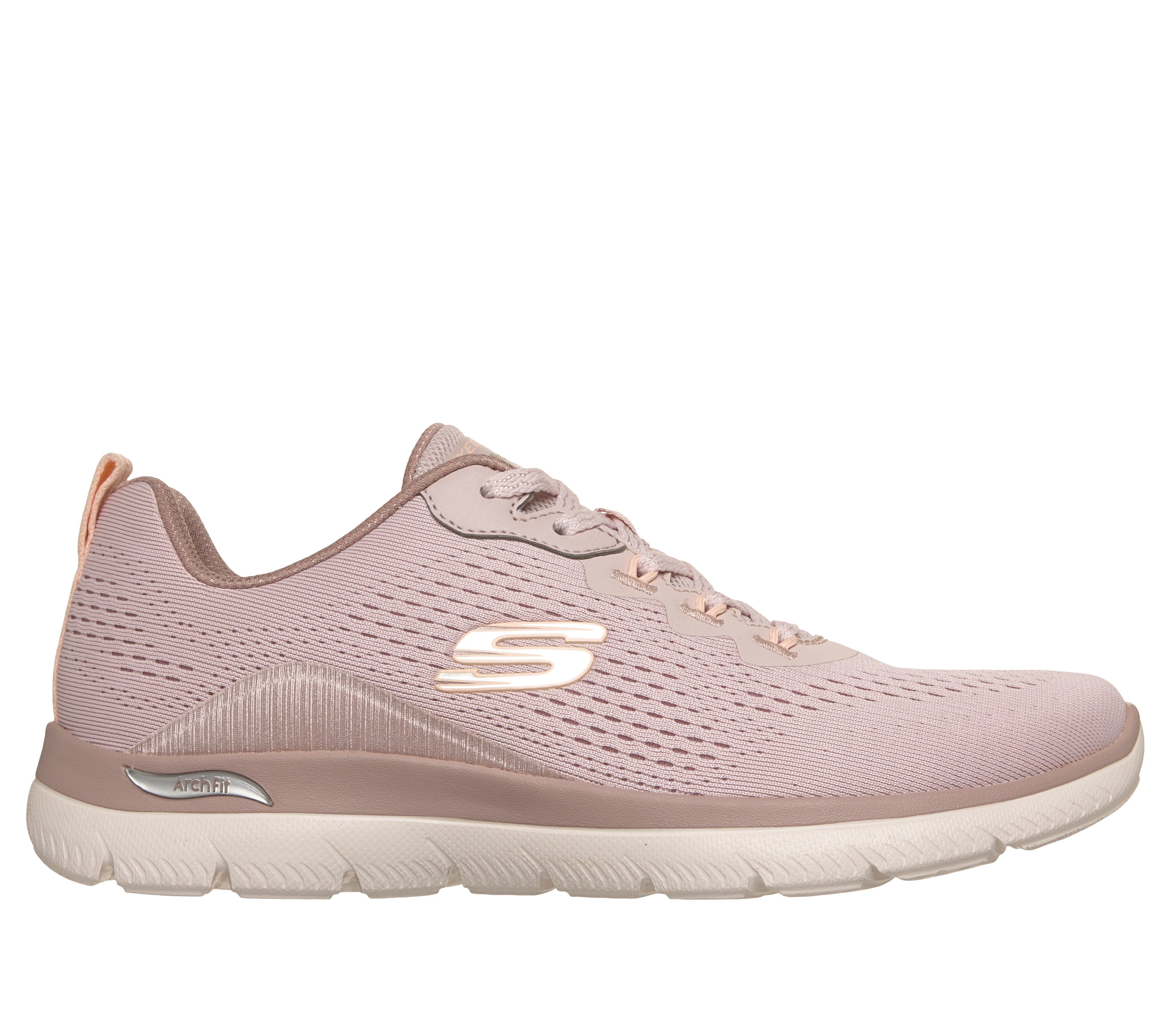 Skechers ARCH FIT SUMMITS-DAILY FLOW Sneaker Schnürschuh, Halbschuh, Freizeitsneaker für Maschinenwäsche geeignet – Bild 4 von 5