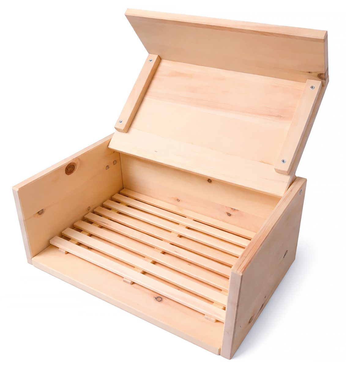 Heubergshop Brotkasten, Zirbenholz, (1-tlg), Zirbenbrotkasten Zirbenbrotdose aus Zirbenholz 40 x 28 x 16,5cm