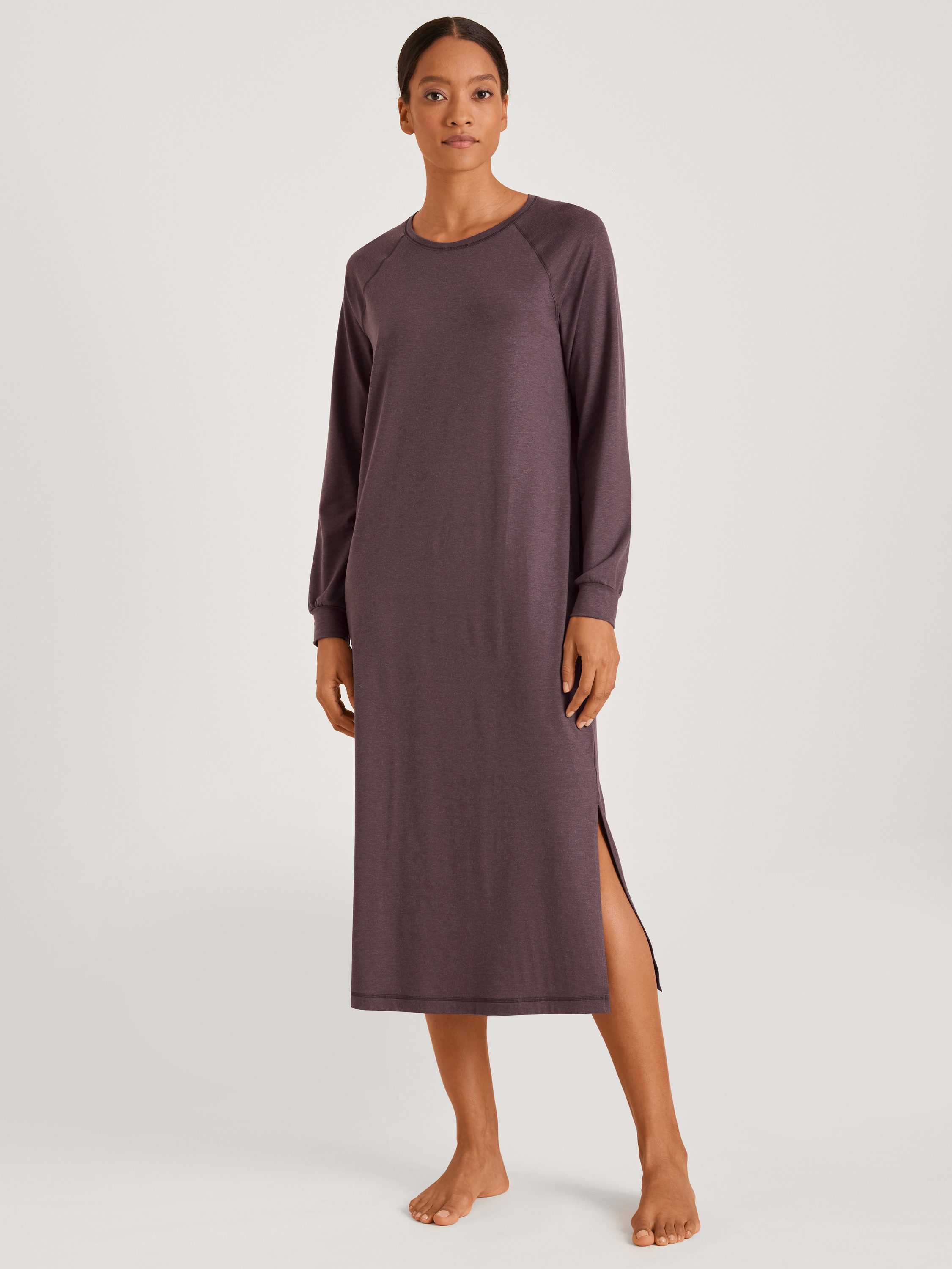 CALIDA Nachthemd DEEPSLEEPWEAR Warming Damen (1-tlg) Länge 120cm, wärmender Merino-TENCEL™ Mix