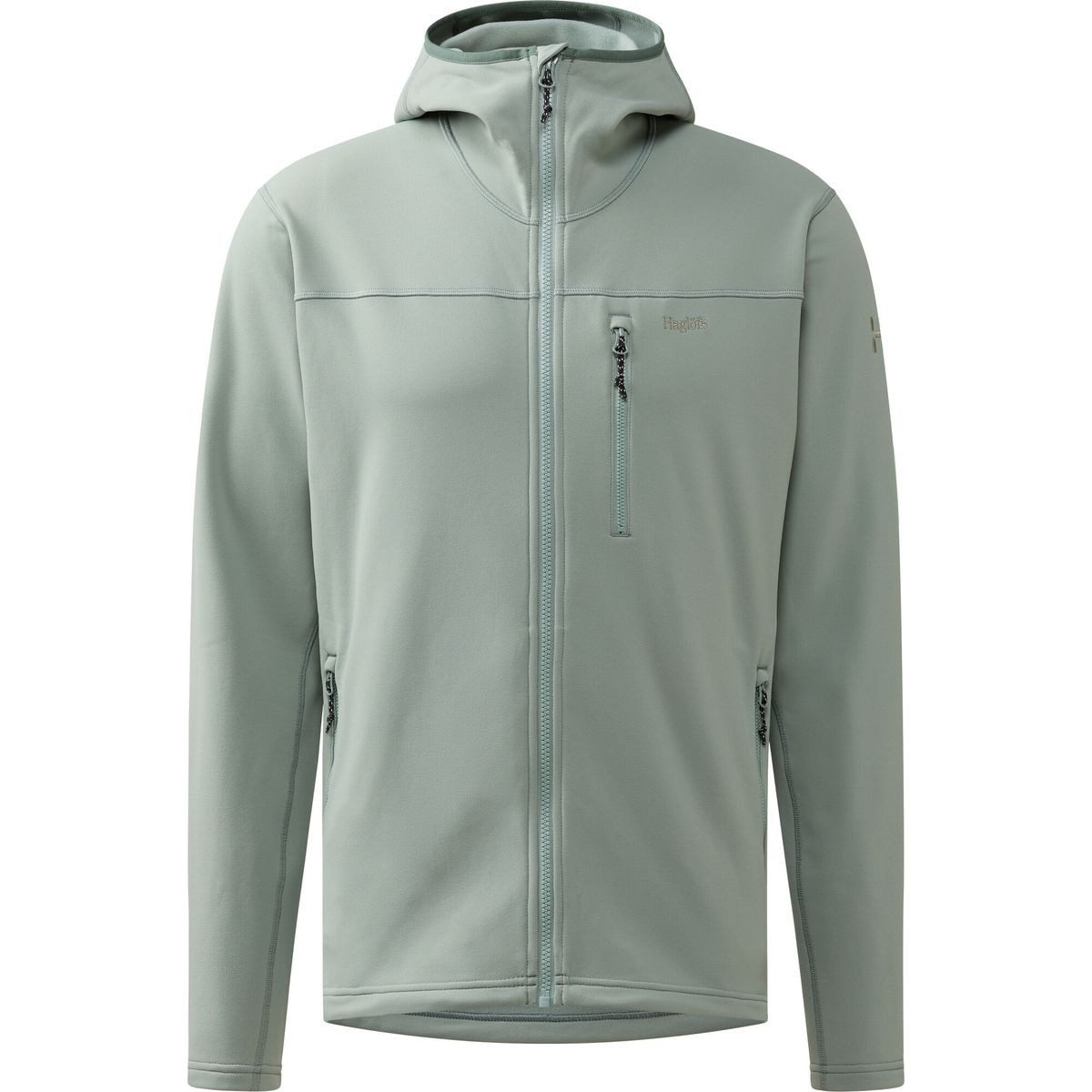 Haglöfs Fleecejacke Rosson Mid Hood Men Vielseitiger Fleece-Hoodie für Outdoor-Aktivitäten, der Wärme