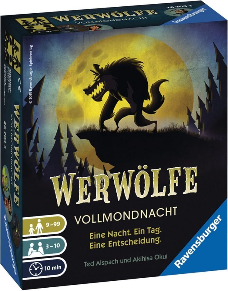 Ravensburger Spiel, Werwölfe Made - in Vollmondnacht, weltweit FSC® - Wald Europe, schützt
