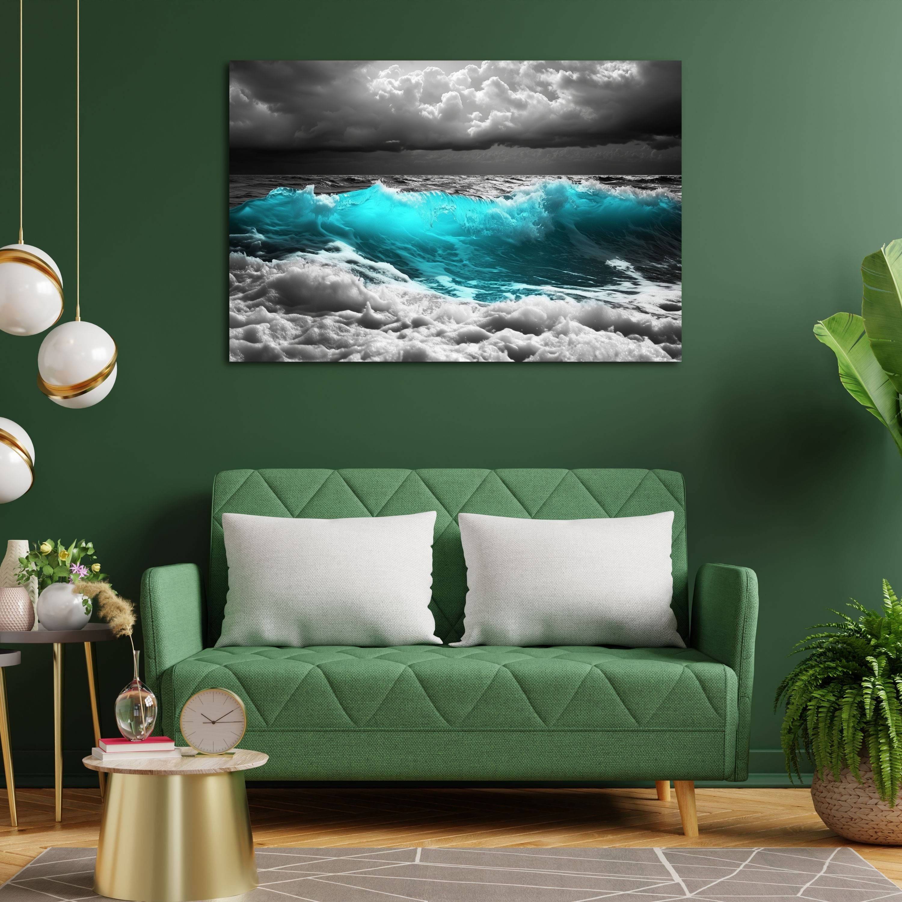 DARO Design Leinwandbild Modern Abstrakt Wandbilder günstig online kaufen