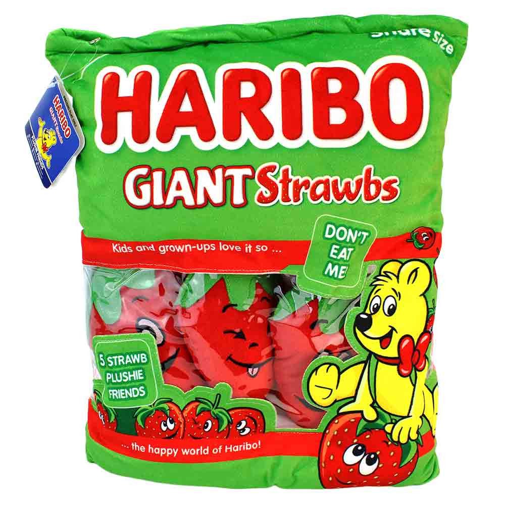BEMIRO Kuscheltier Haribo Tüte Plüsch XXL Erdbeer - ca. 40 cm (1-St)