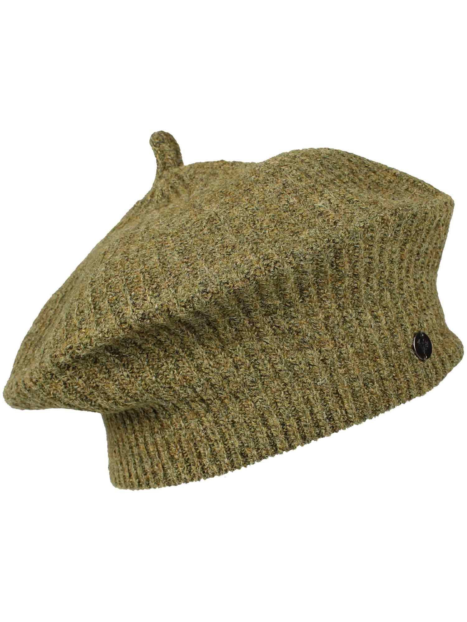 Fraas Strickmütze Polyester Strick-Baskenmütze (ohne Fransen) günstig online kaufen