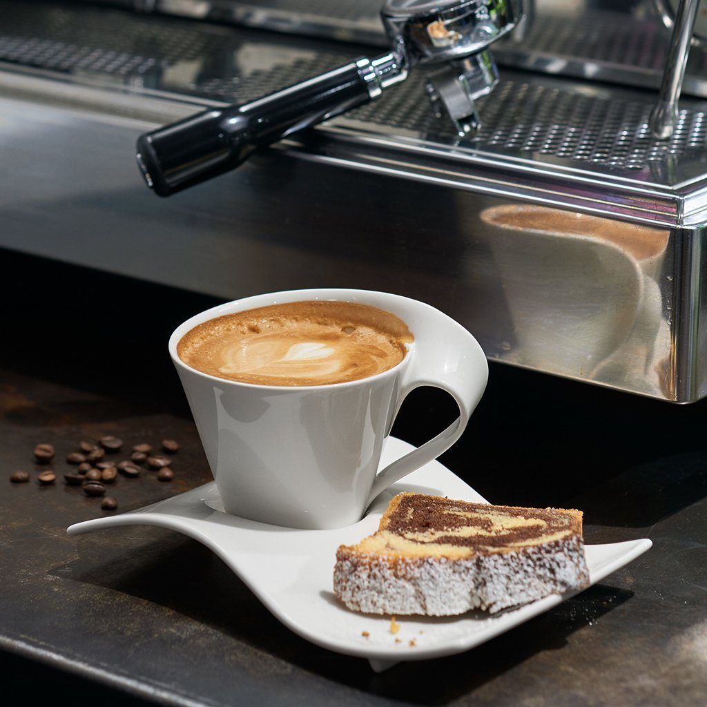 x (1 22 St) Untertasse 17 & großer cm, Kaffee-Unterteller Villeroy Boch Caffè NewWave