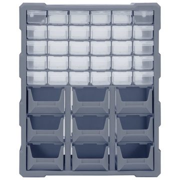 vidaXL Werkzeugbox Multi-Schubladen-Organizer mit 39 Schubladen 38x16x47 cm (1 St)