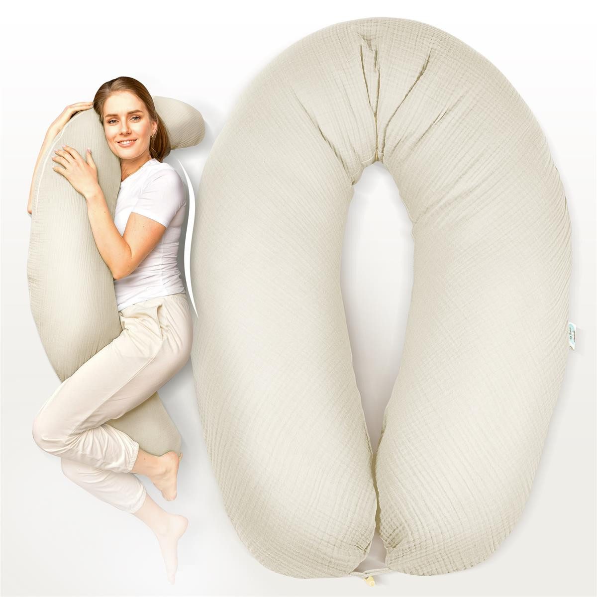 SEI Design Stillkissen Seitenschläferkissen Babynestchen Kuschelnest XXL, S günstig online kaufen