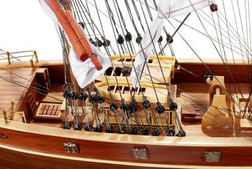 BRUBAKER Dekoobjekt Modellsegelschiff Cutty Sark (Replikat kein Bausatz, 1 St., Luxus Dekoration Segelschiff Handarbeit mit Zertifikat), Modellschiff im Maßstab 1:100 - 88 x 13 x 67 cm