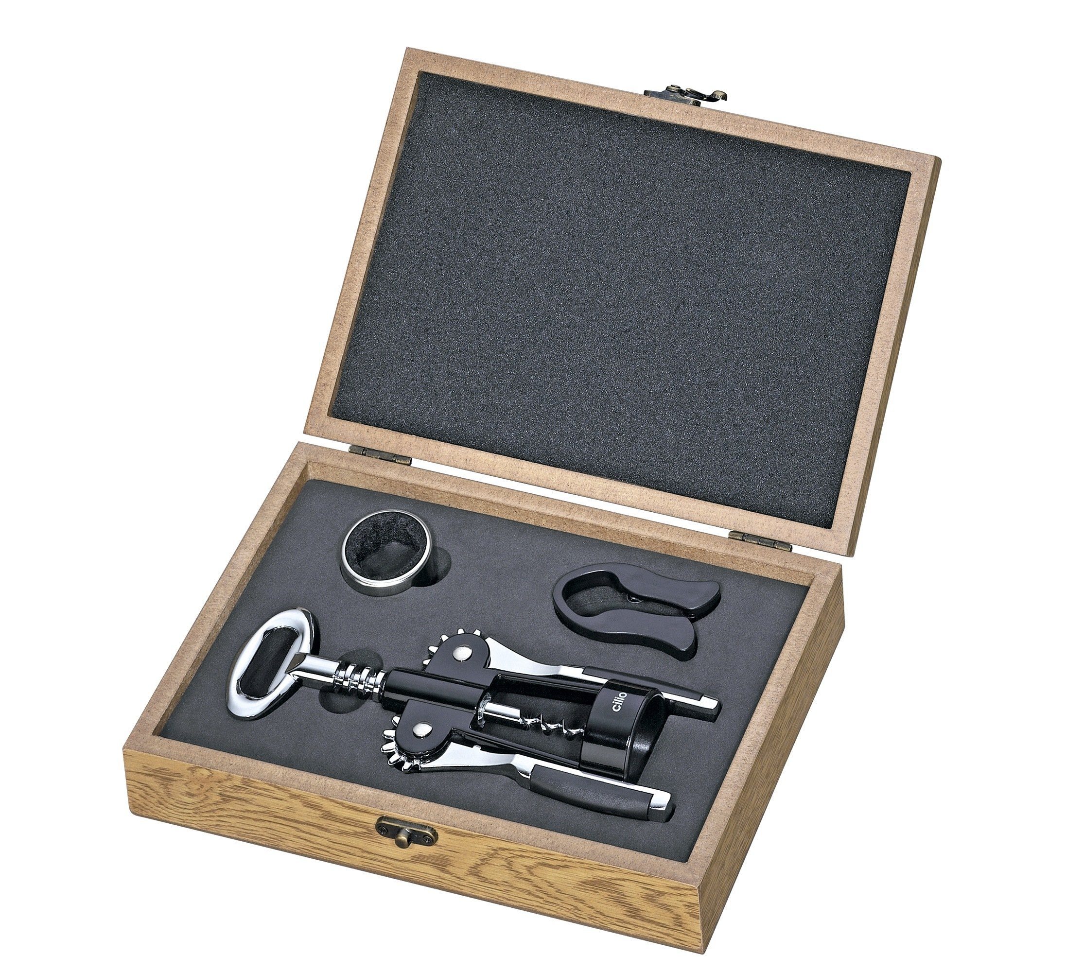 Dosenöffner Wein Sommelier Set 3-tlg. Weinöffner Korkenzieher Zubehör cilio