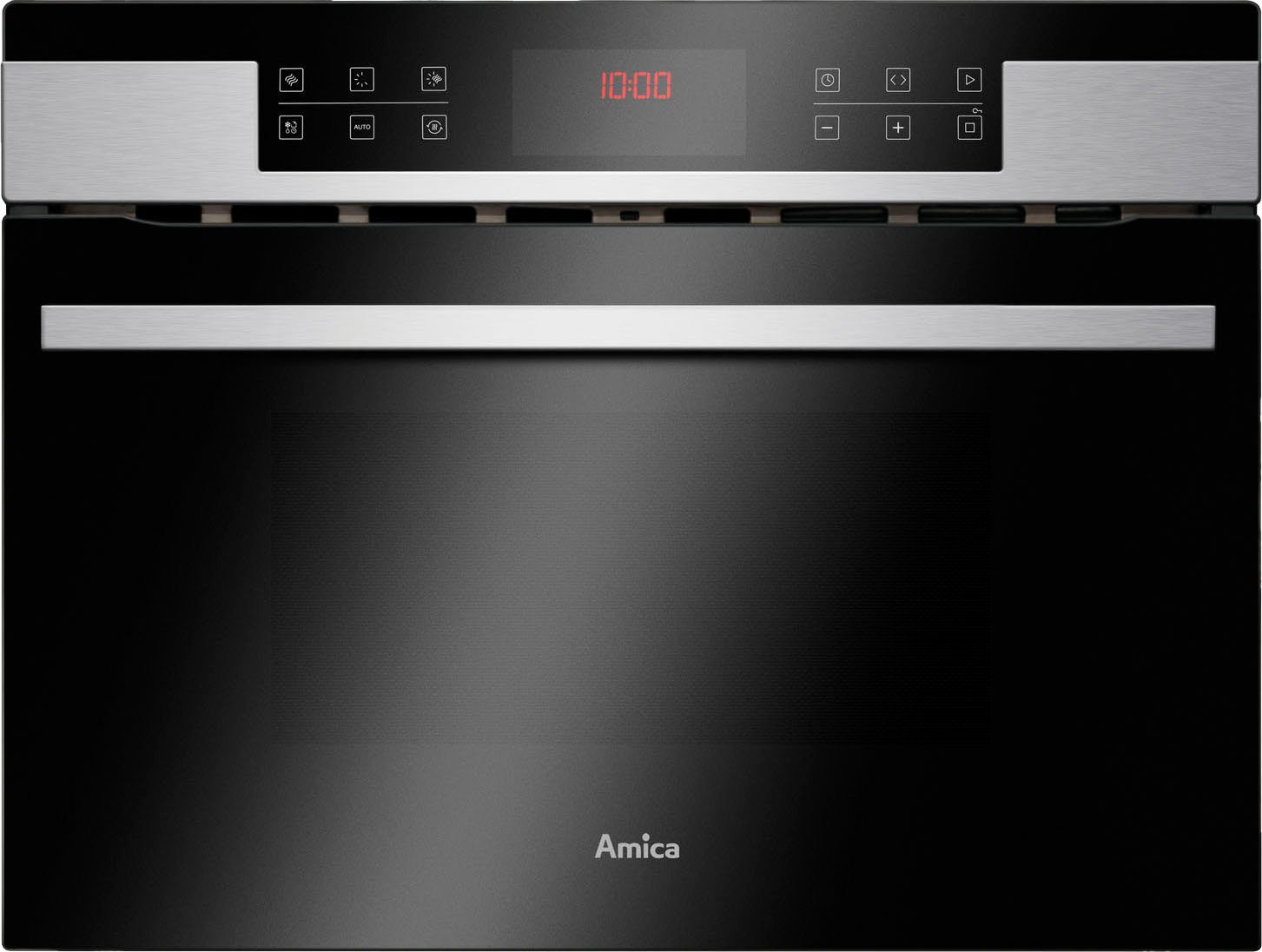 Amica Backofen mit Mikrowelle EBC 841 600 E, Platzsparender Komfort für schnelles und vielseitiges Kochen