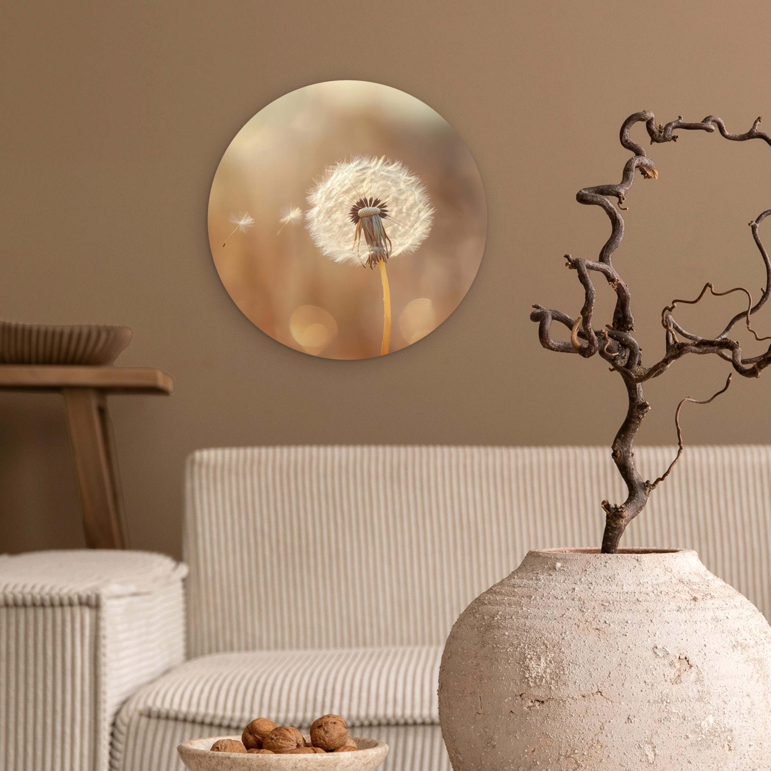 MuchoWow Gemälde Löwenzahn - Beige - günstig online kaufen