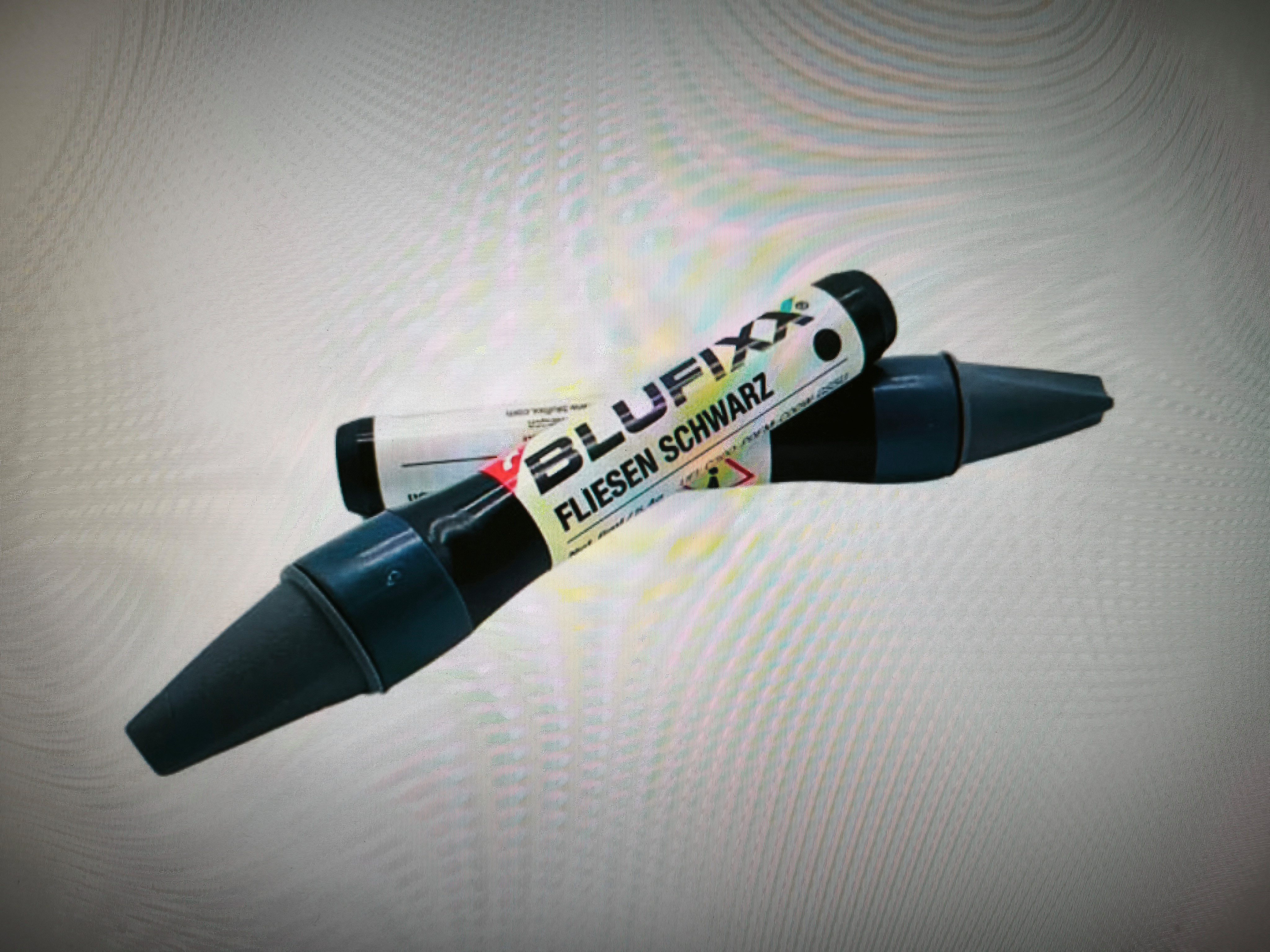 Reparatur-Set Ersatzkartusche für Fliesen Schwarz - BLUFIXX SMART REPAIR
