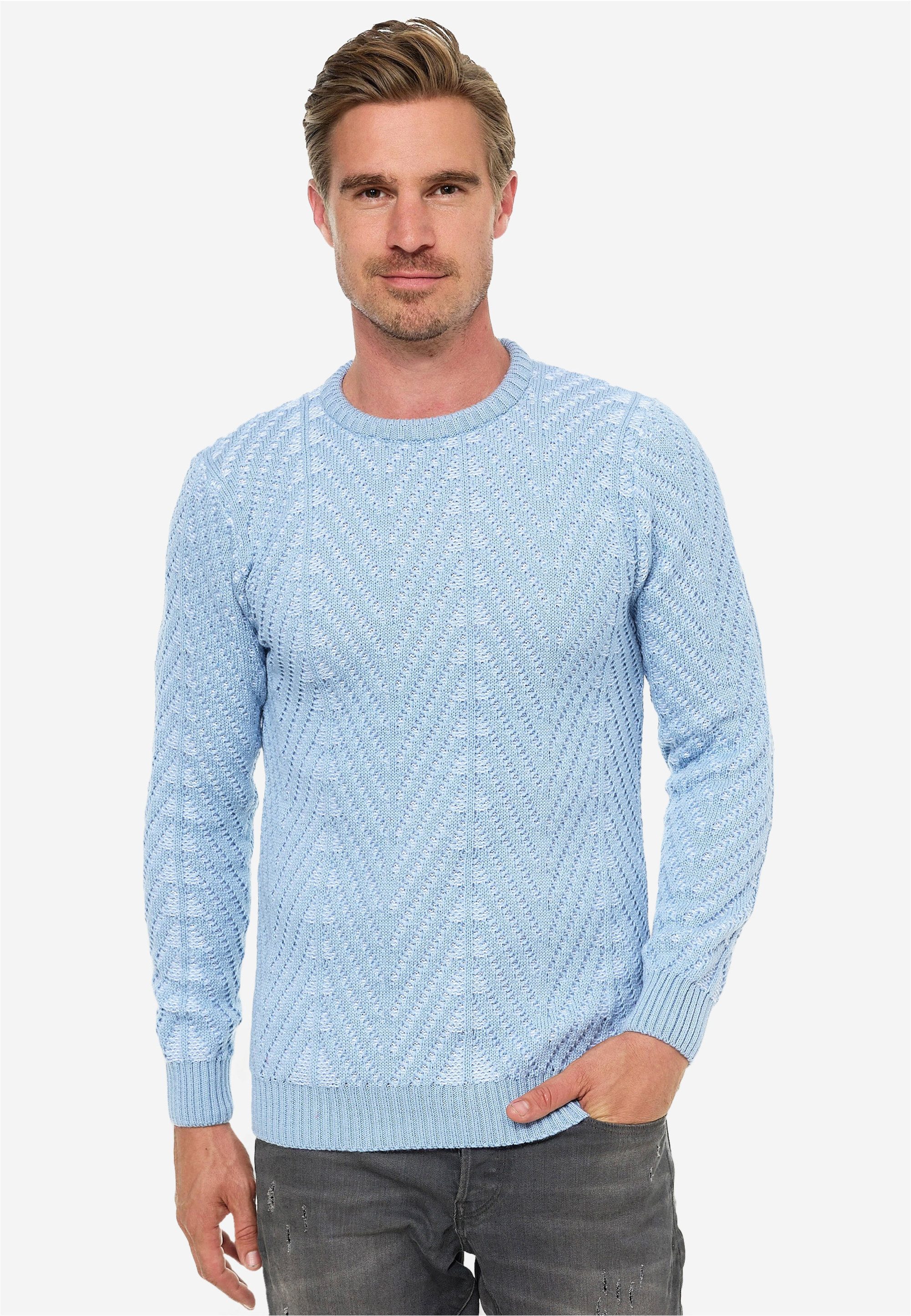Rusty Neal Strickpullover mit angesagtem Design