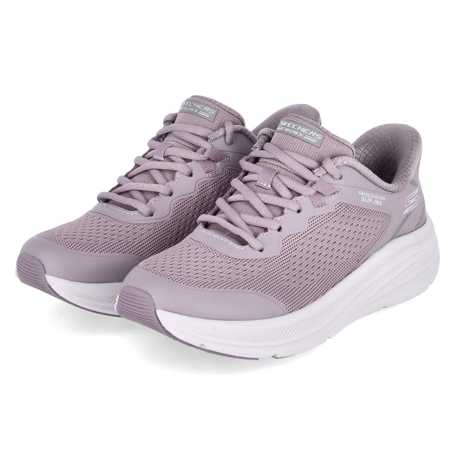 Skechers Skechers Sneaker Low 117756 QUAL Damen Textil & Synthetik purple Schnürschuh