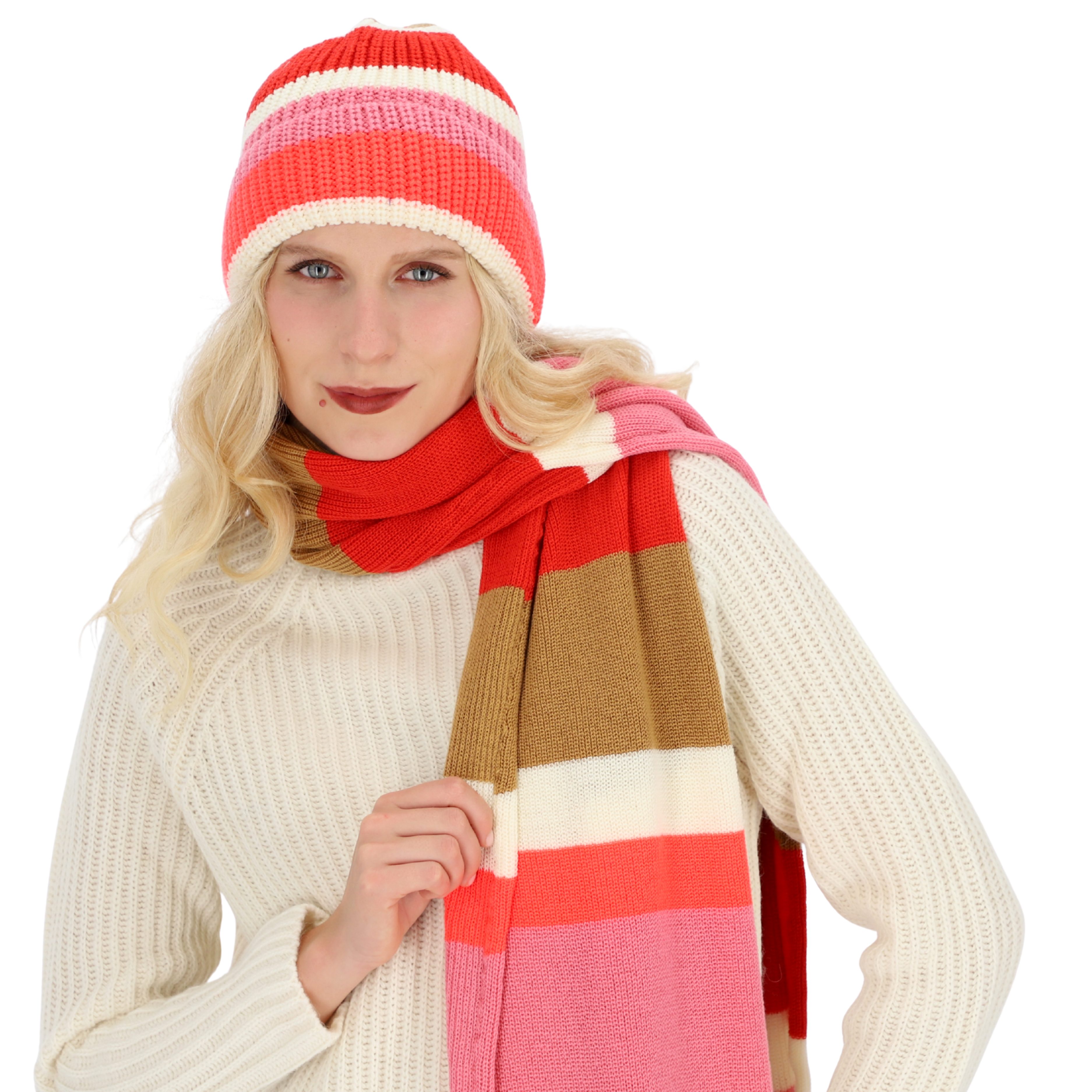 halsüberkopf Accessoires Strickschal Streifen, angenehm soft günstig online kaufen