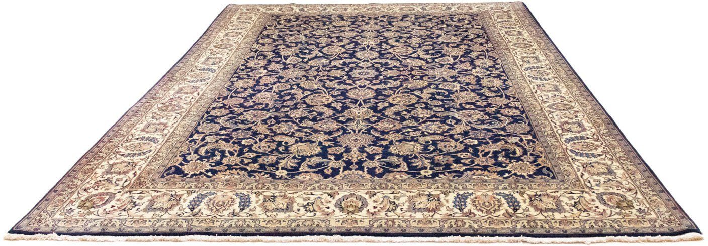 Wollteppich Maschad Durchgemustert Blu scuro 356 x 248 cm, morgenland, rechteckig, Höhe: 10 mm, Unikat mit Zertifikat