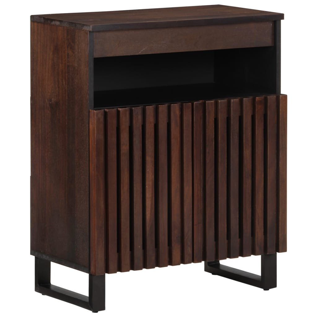 vidaXL Schranksystem Sideboard Braun 60x34x75 cm Massivholz (1-St)
