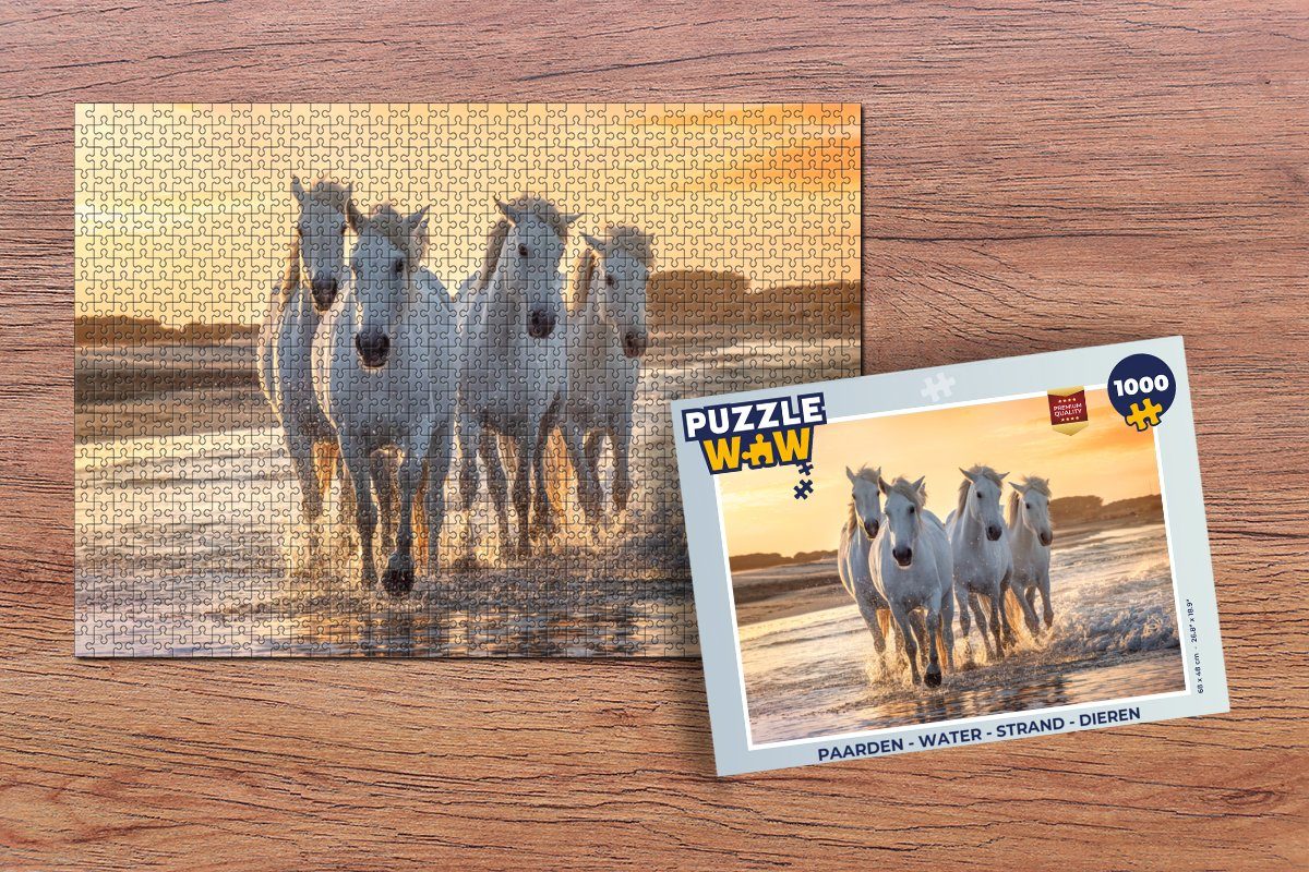 MuchoWow Puzzle Pferde - Wasser - günstig online kaufen