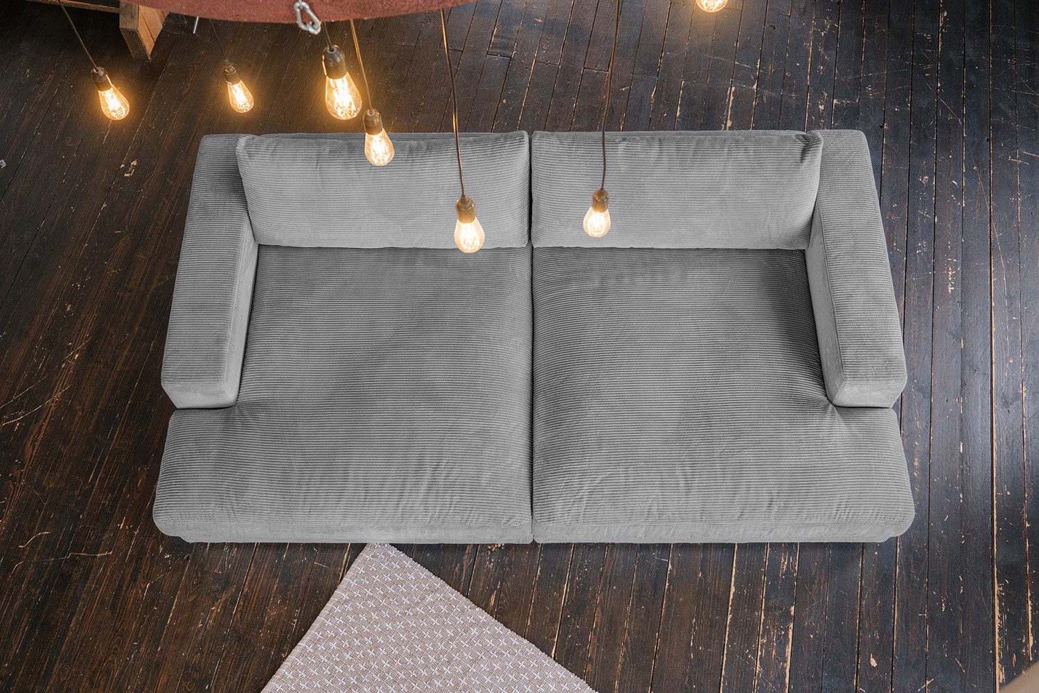 KAWOLA Big-Sofa MADELINE Riesen Cordsofa - Entspannung pur - Modernes Wohnen, XXL Couch mit Cord Bezug – Maximaler Komfort, Top Design – Bild 4 von 5