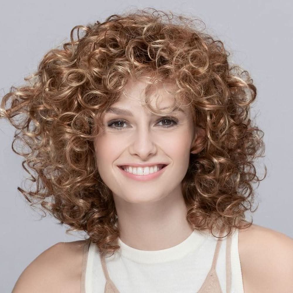 Ellen Wille Kunsthaarperücke Ellen Wille Jamila Plus, Locken-Perücke, Lace-Front, voluminös, leicht, 54-57 cm