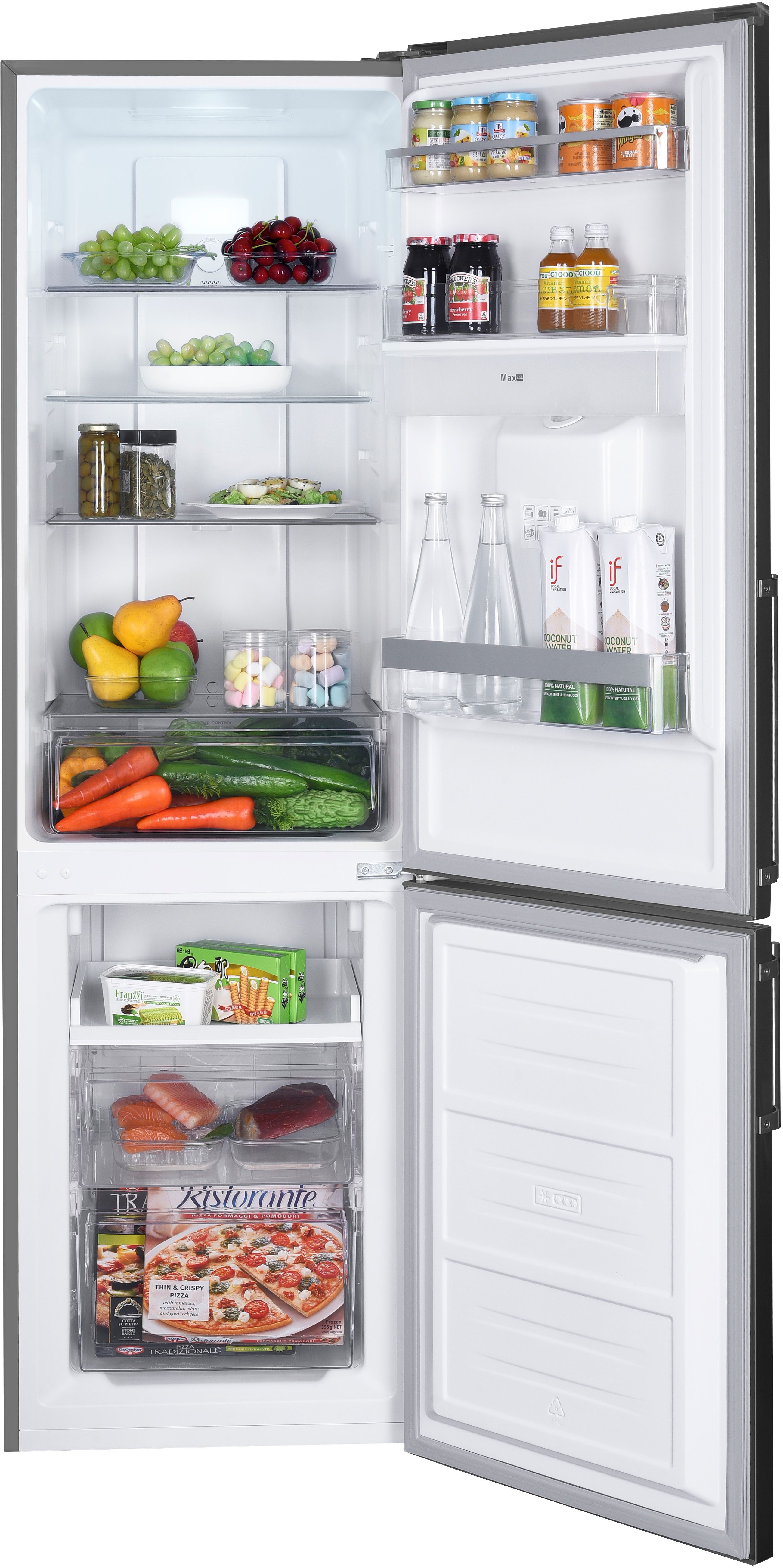 Hanseatic Kühl-/Gefrierkombination HKGK17955CNFWDI, 181 cm hoch, 54 cm breit, NoFrost, Wasserspender