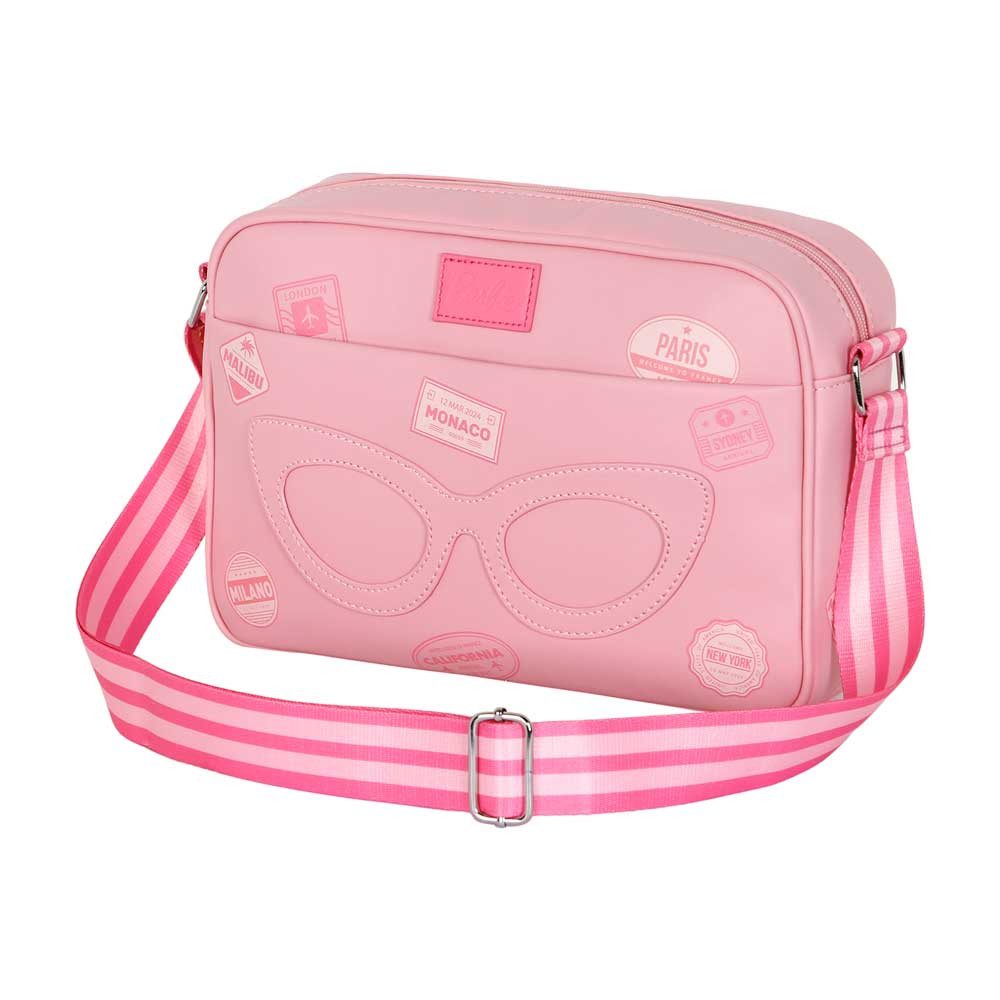 Karactermania Umhängetasche Barbie Travel Fashion kleine Schultertasche Citytasche Tasche Girly, Verstellbare Schulterriemen