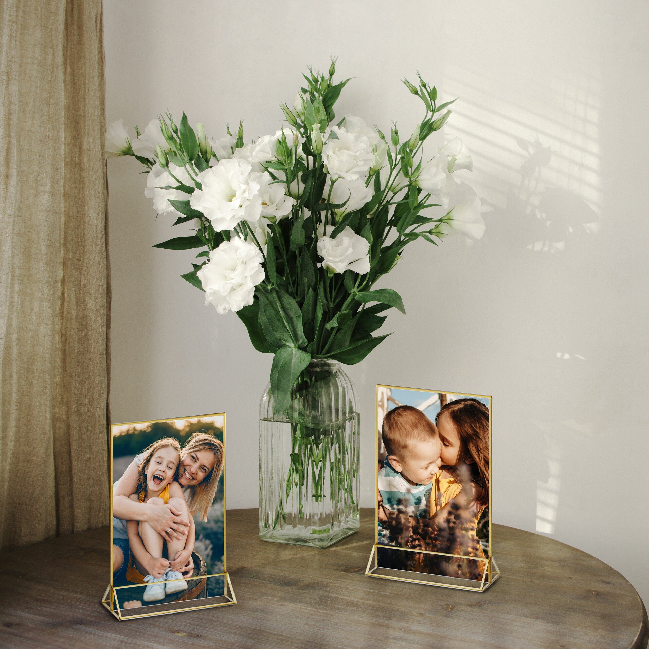 relaxdays Einzelrahmen 6er Set Tischaufsteller DIN A5 günstig online kaufen