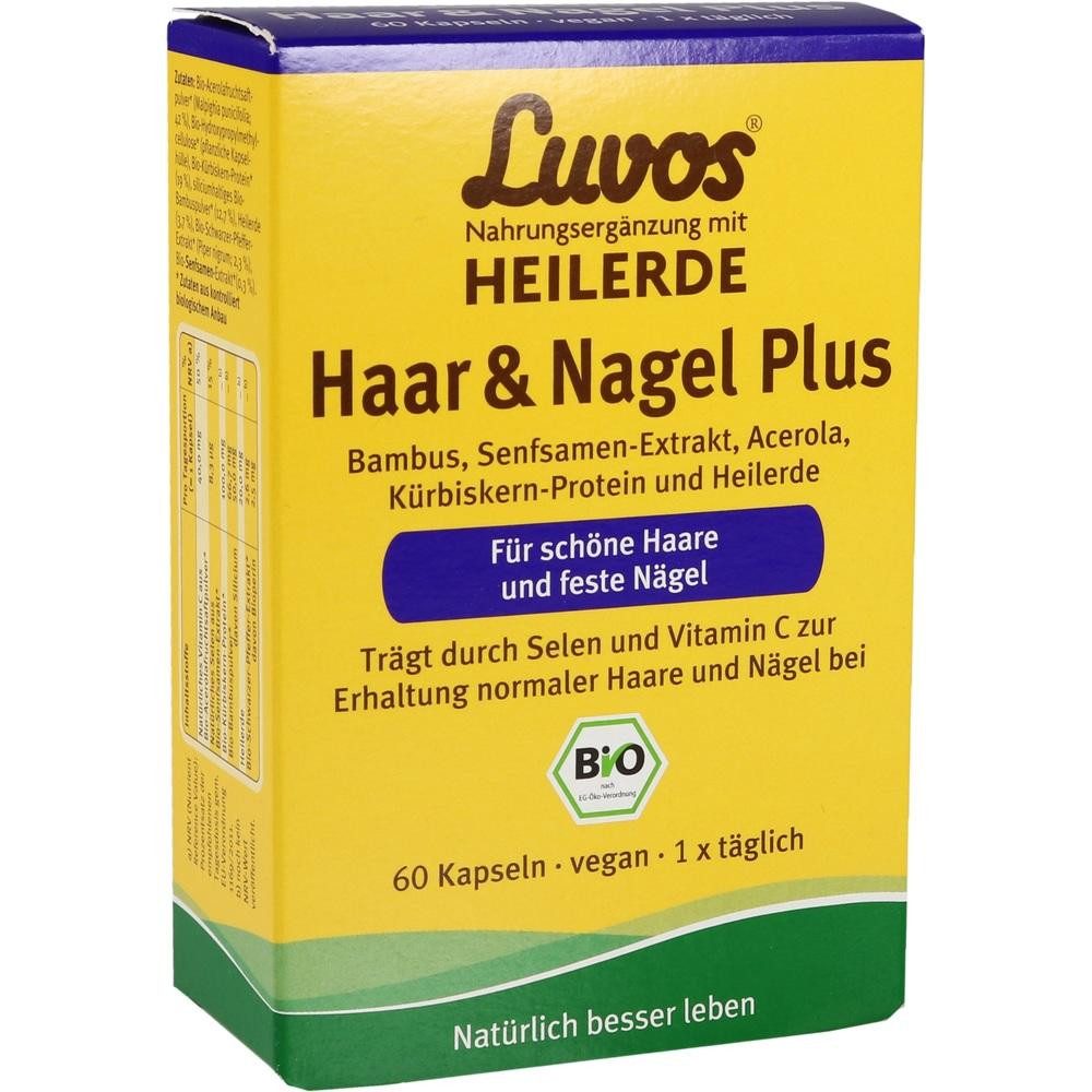 Luvos LUVOS Heilerde Bio Haar & Nagel Plus Kapseln Kapseln, 60 St.