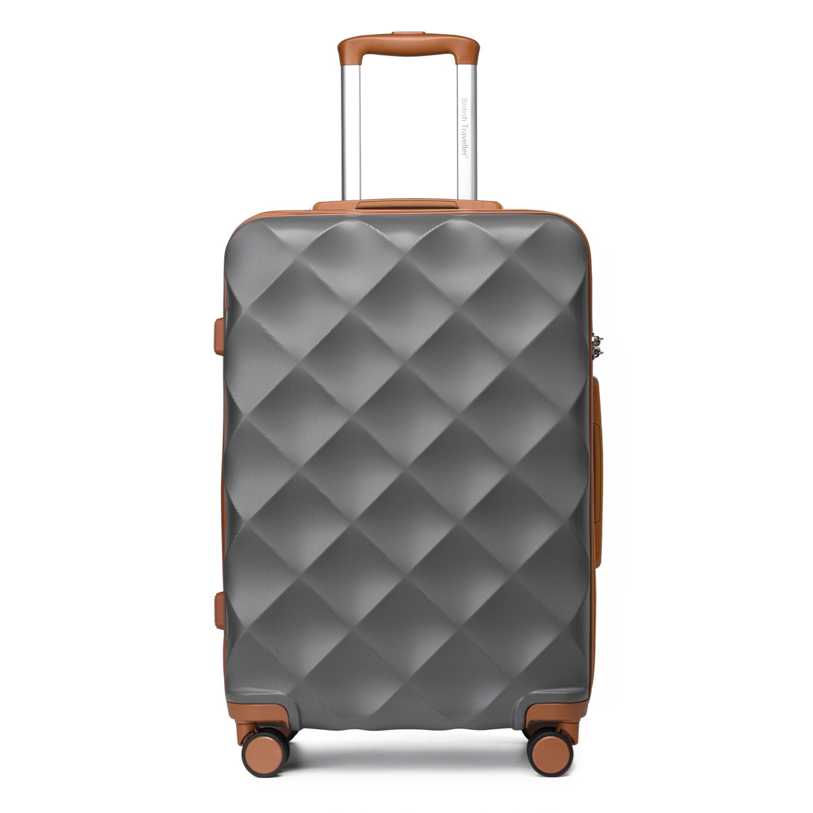 British Traveller Koffer ABS+PC Trolley mit TSA-Schloss, Ideal als Reisekof günstig online kaufen