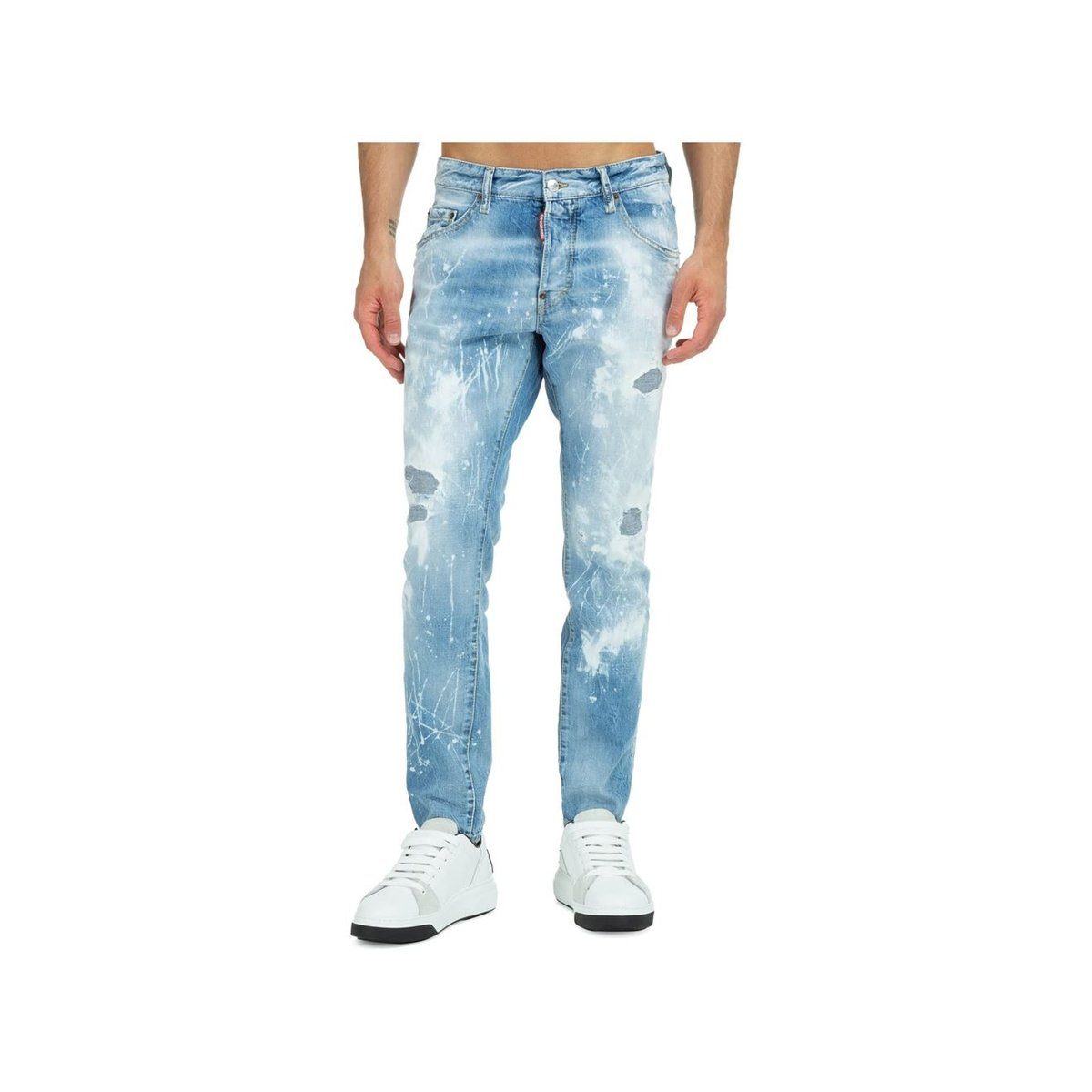 Dsquared2 5-Pocket-Jeans blau (1-tlg)