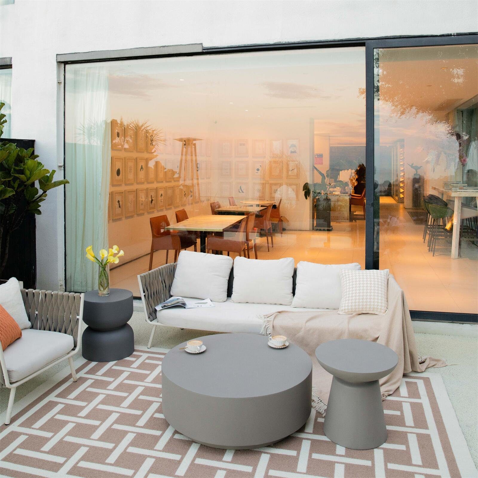 ELEMENTI Couchtisch ROME Betontisch rund, Gartentisch, günstig online kaufen