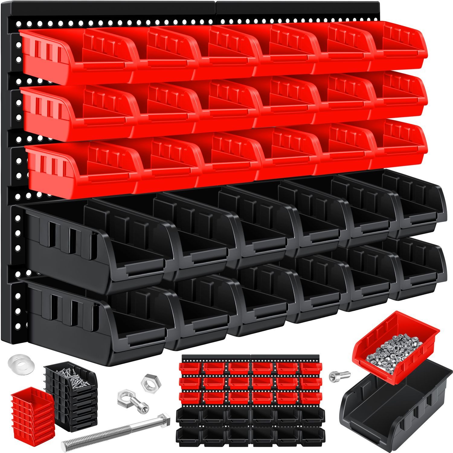 MASKO Stapelbox, Stapelboxen Wandregal 32tlg Box günstig online kaufen