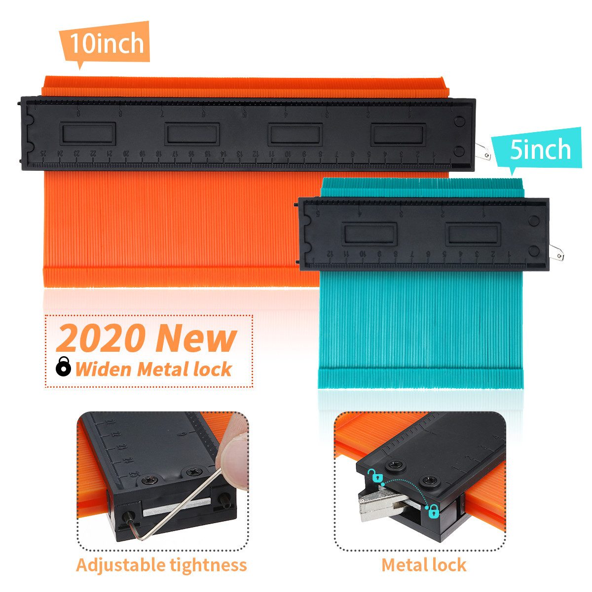 NASUM Messwinkel Konturenlehre – Präzises Werkzeug für exakte, Formübertragung und Anpassungen