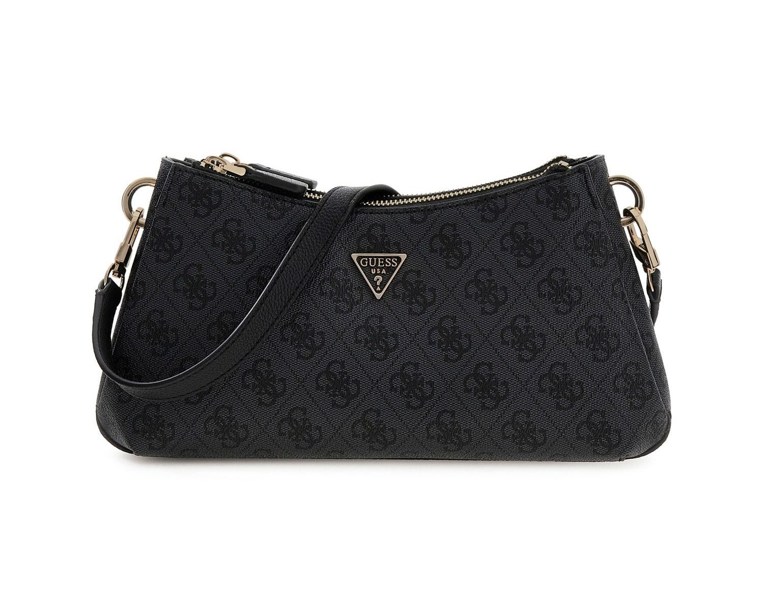 Guess Schultertasche HWBG9672730 NOELLE II 3 COMP SHLDR XBODY Handtasche Damen (Stück, 1-tlg., 1), Logoschriftzug