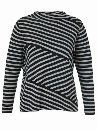 VIA APPIA Strickpullover Via Appia Damen Pullover - schwarz 40 (1-tlg)