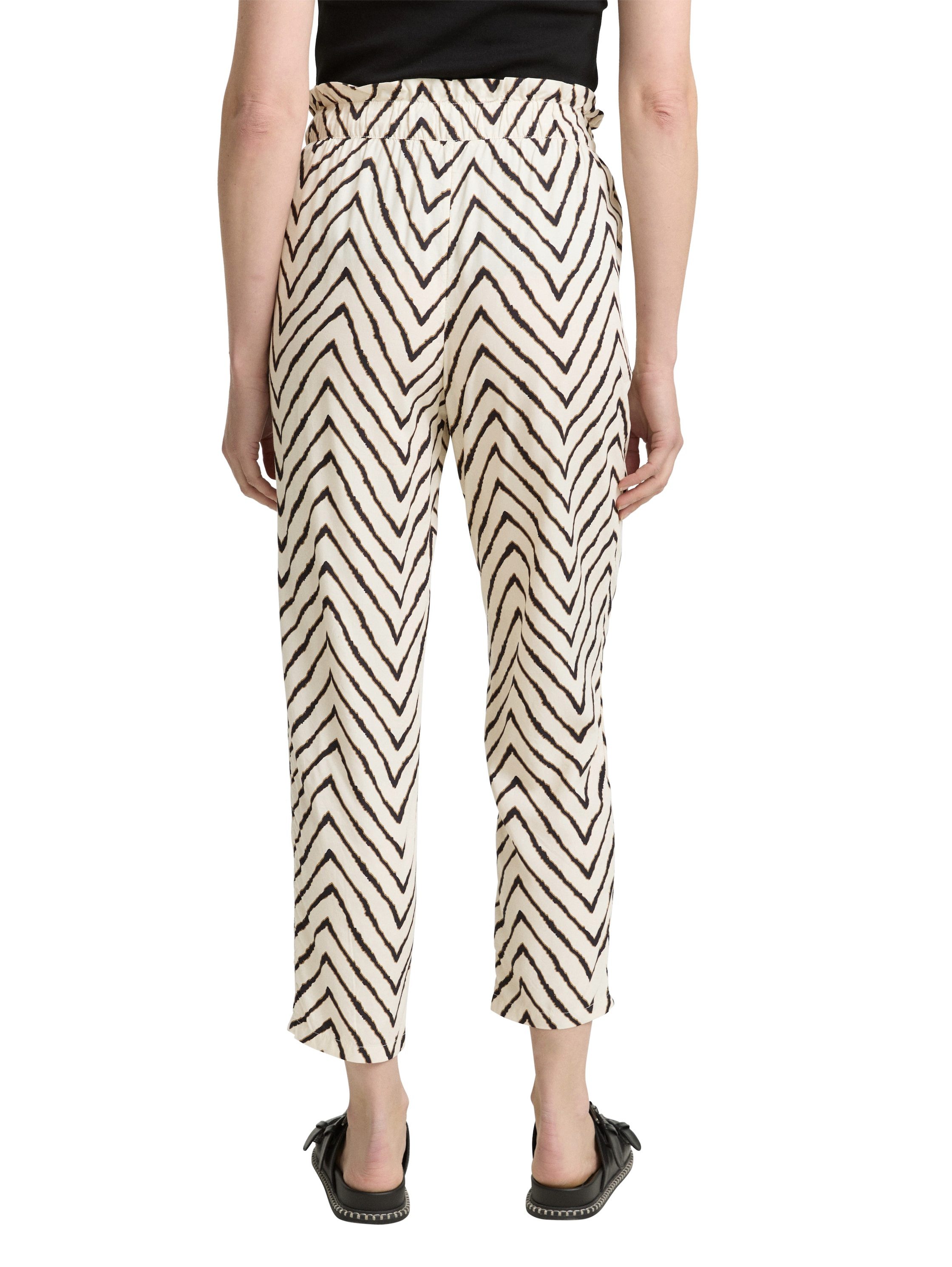 TOM TAILOR Stoffhose Sommerhose mit Bindegürtel günstig online kaufen