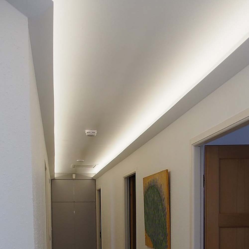 Licht-Trend Stuckleiste Dekor-Profil 6cm Stuckleiste 1,2 m indirekt Wand oder Decke – Bild 4 von 5